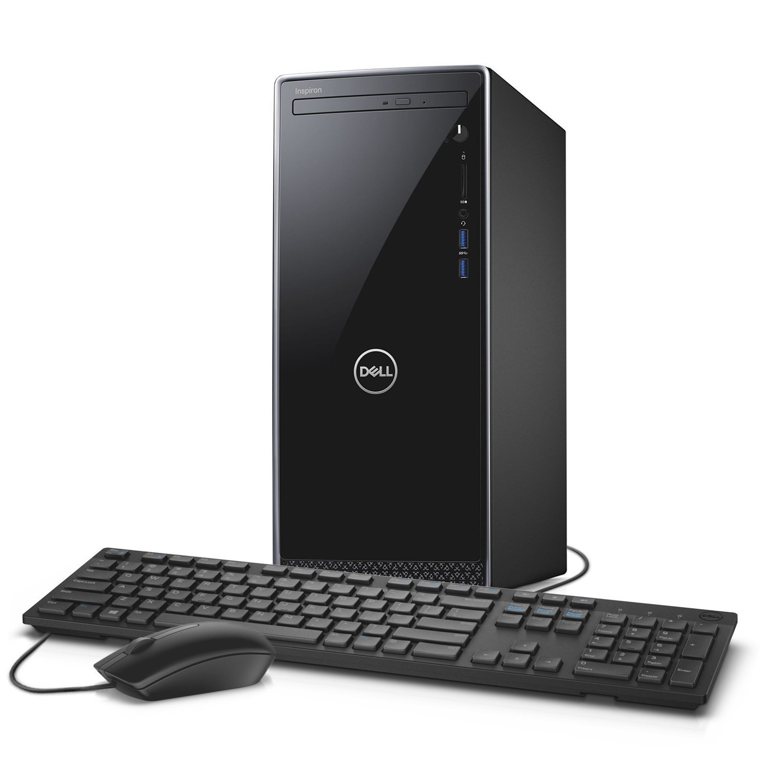 2019 Dell Inspiron Premium Desktop:最新第9時人Intel Six-Core i5-9400、8GB ランダムアクセス記憶装置、256GB SSD、無線LAN、Bluetooth、DVDRW、HDMI、VGA、有線鍵盤と二十日鼠、Windows 10 Home
