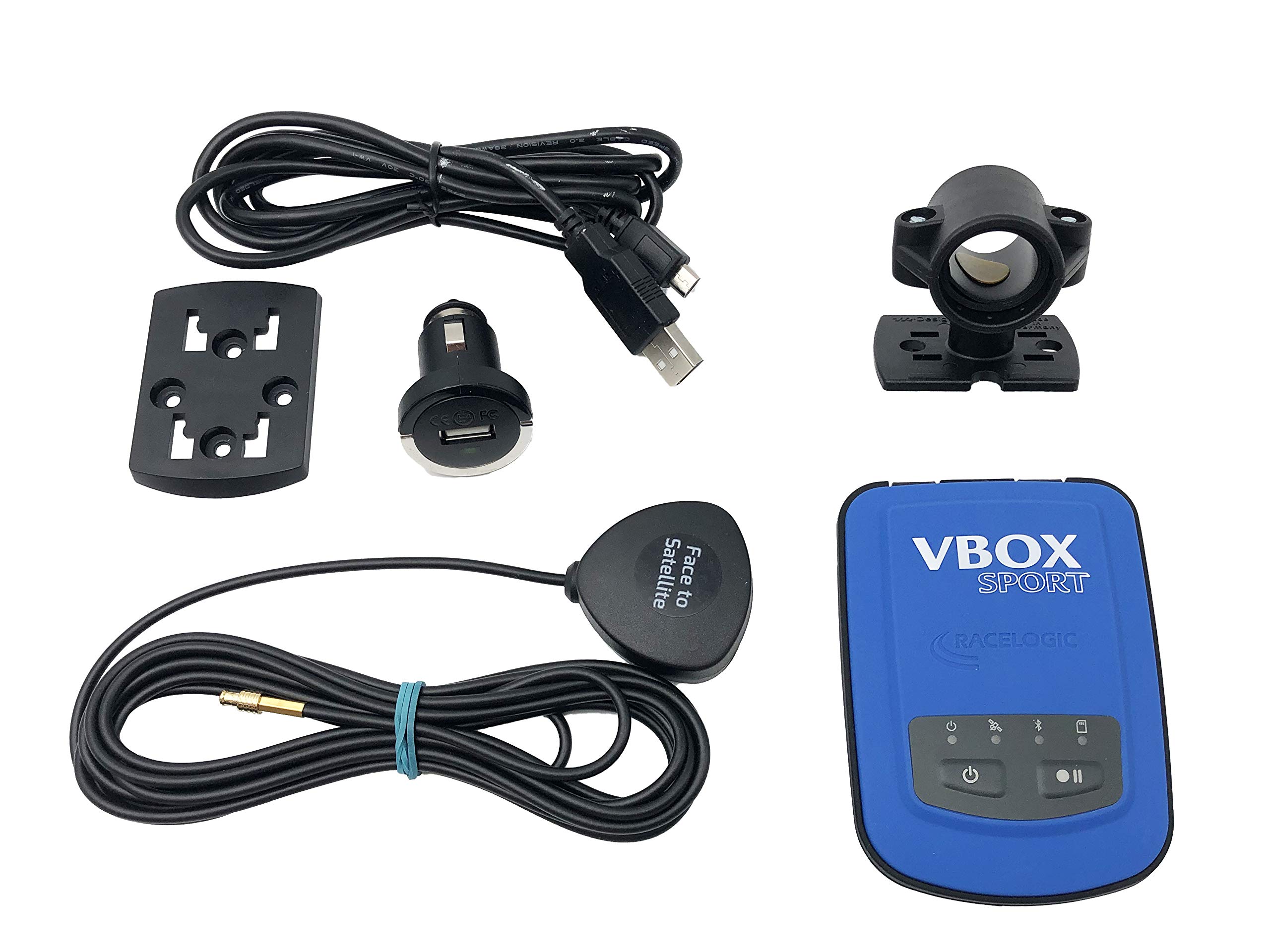 Racelogic VBOX 運動競技 赤ちょうちんマウントとGPS磁気空中線付き添い人