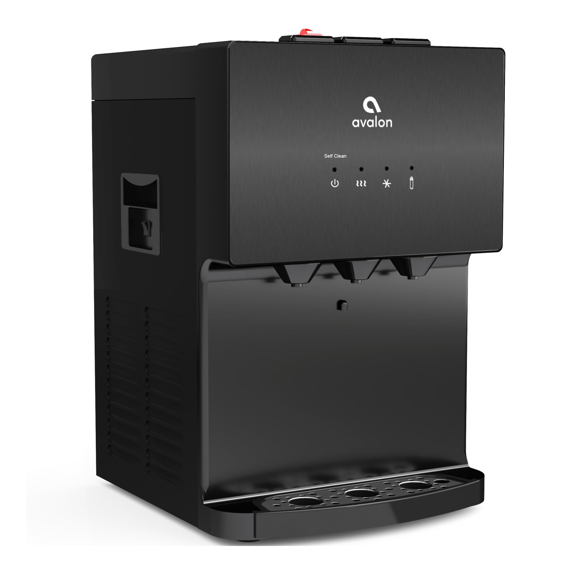 FENRIR Avalon A12BLK ボトルレスウォータークーラー、ブラックステンレススチール