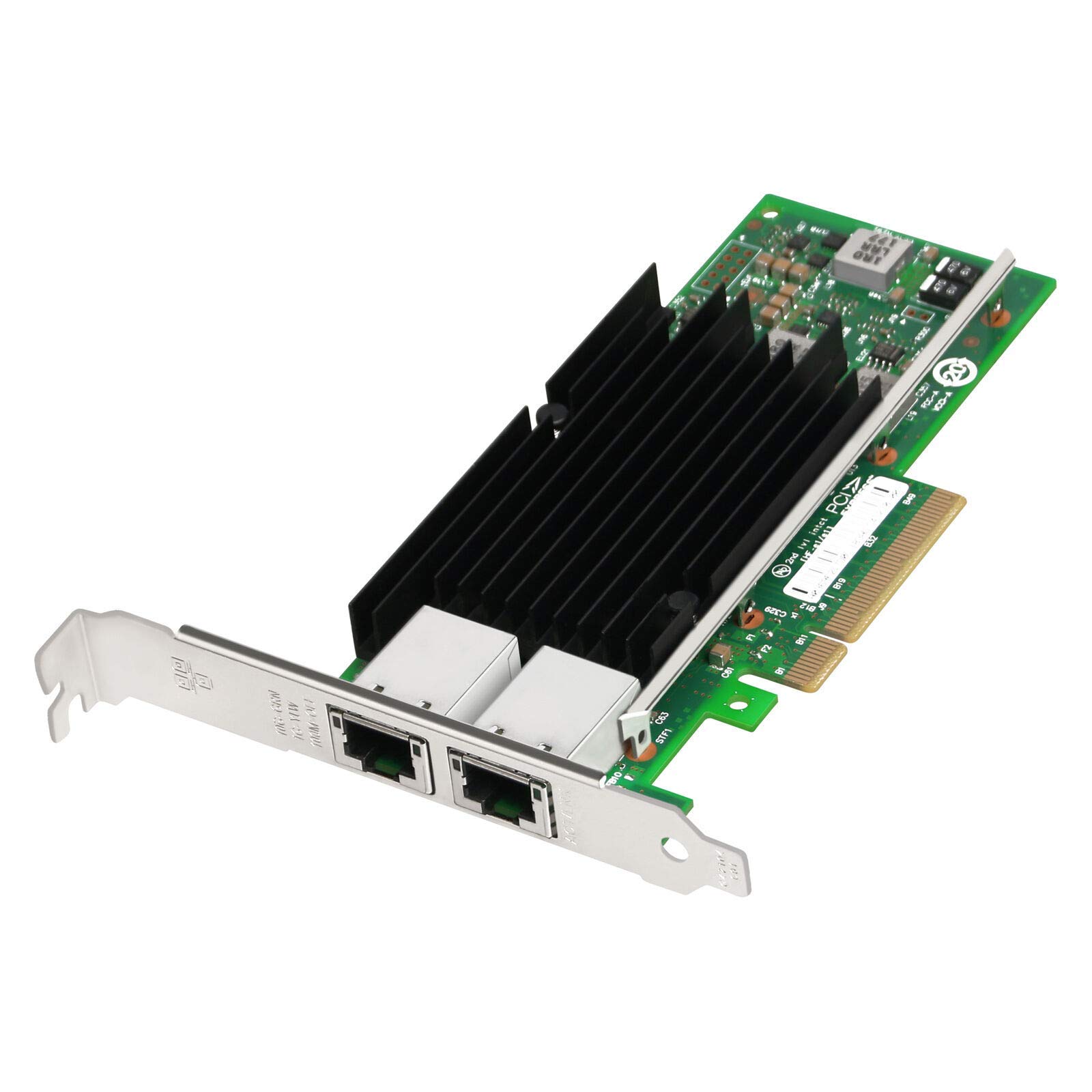 ADOP 高度な光学技術 10Gb PCI-E NIC Intel Corp X540-T2 ネットワークカード PCI Express イーサネット LAN アダプター Windows Server/Windows/Linux/ESX デュアルカッパー RJ45ポートに対応｜global研究所
