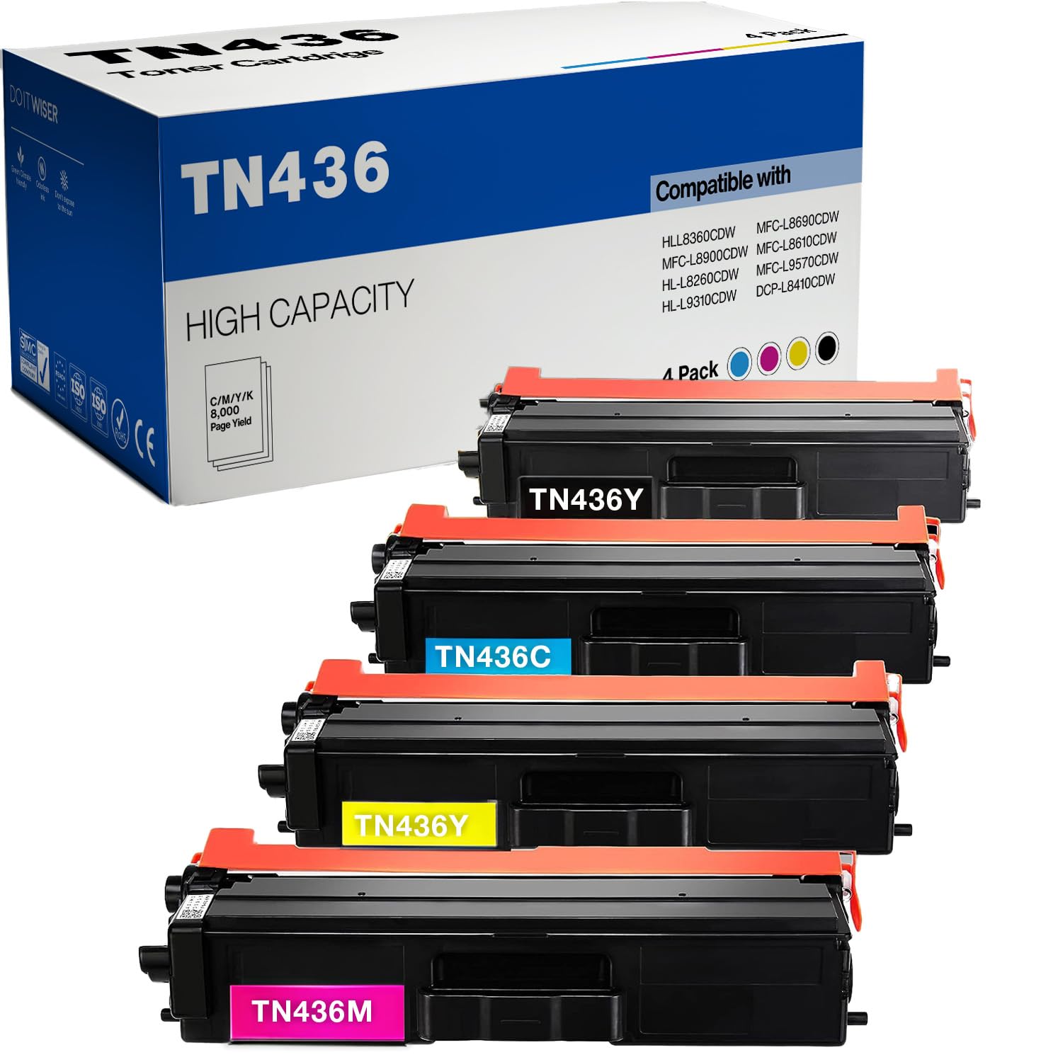 Do it Wiser 取り替えっこトナーカートリッジ Lexmark 521H用 大静電容量MS710、MS711、MS810、MS811、MS812用 (25 000ペイジ)