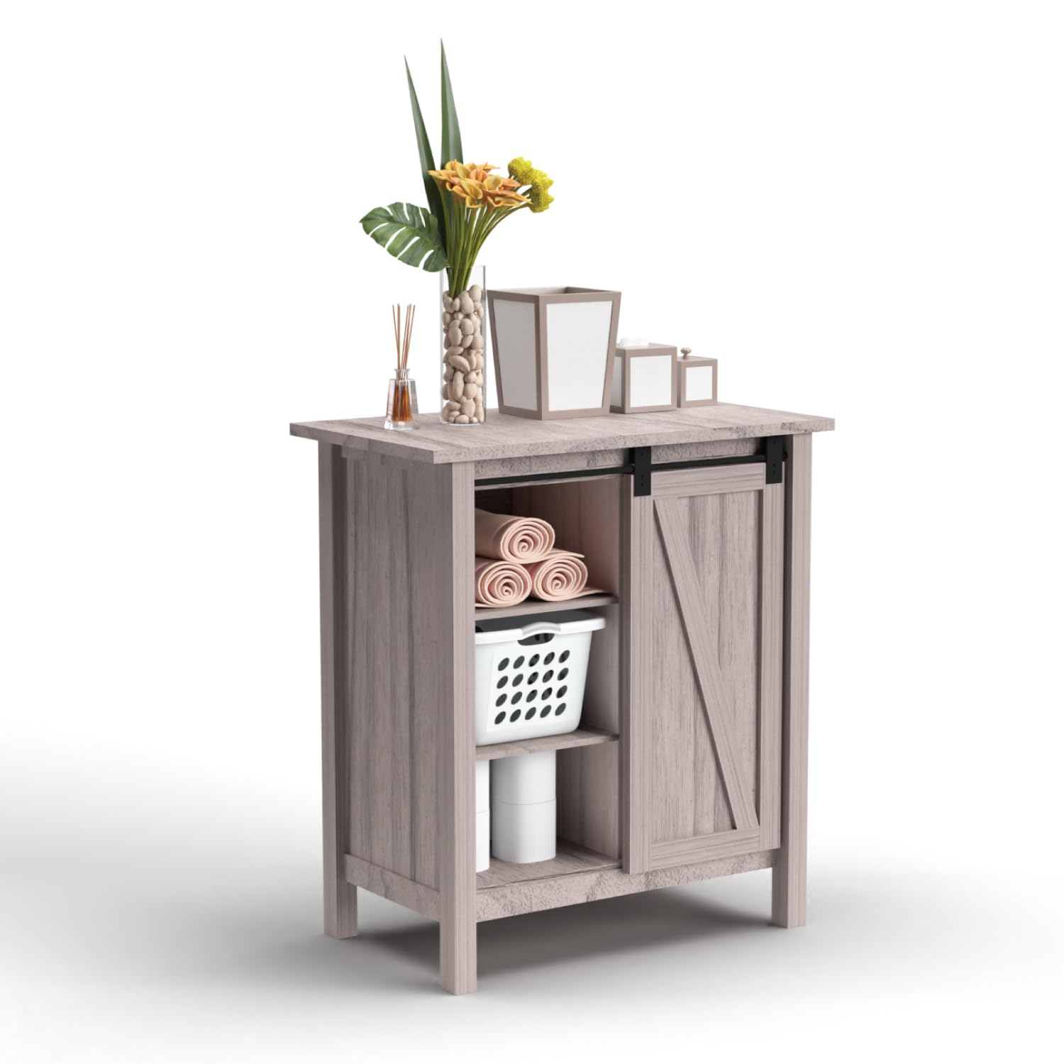 Landia Home CVA6005U バスルーム収納キャビネット 自立式