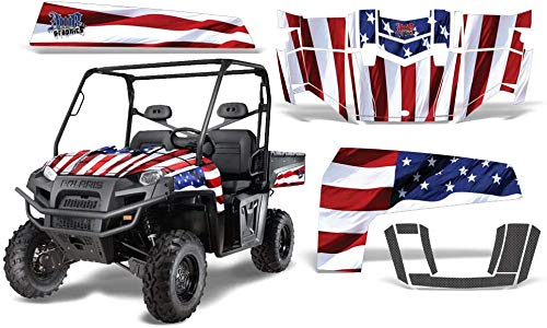 AMR Racing UTV グラフィックキット ステッカー デカール Polaris Ranger XP 500/800/900 2010-2014対応 星条旗 55,601円