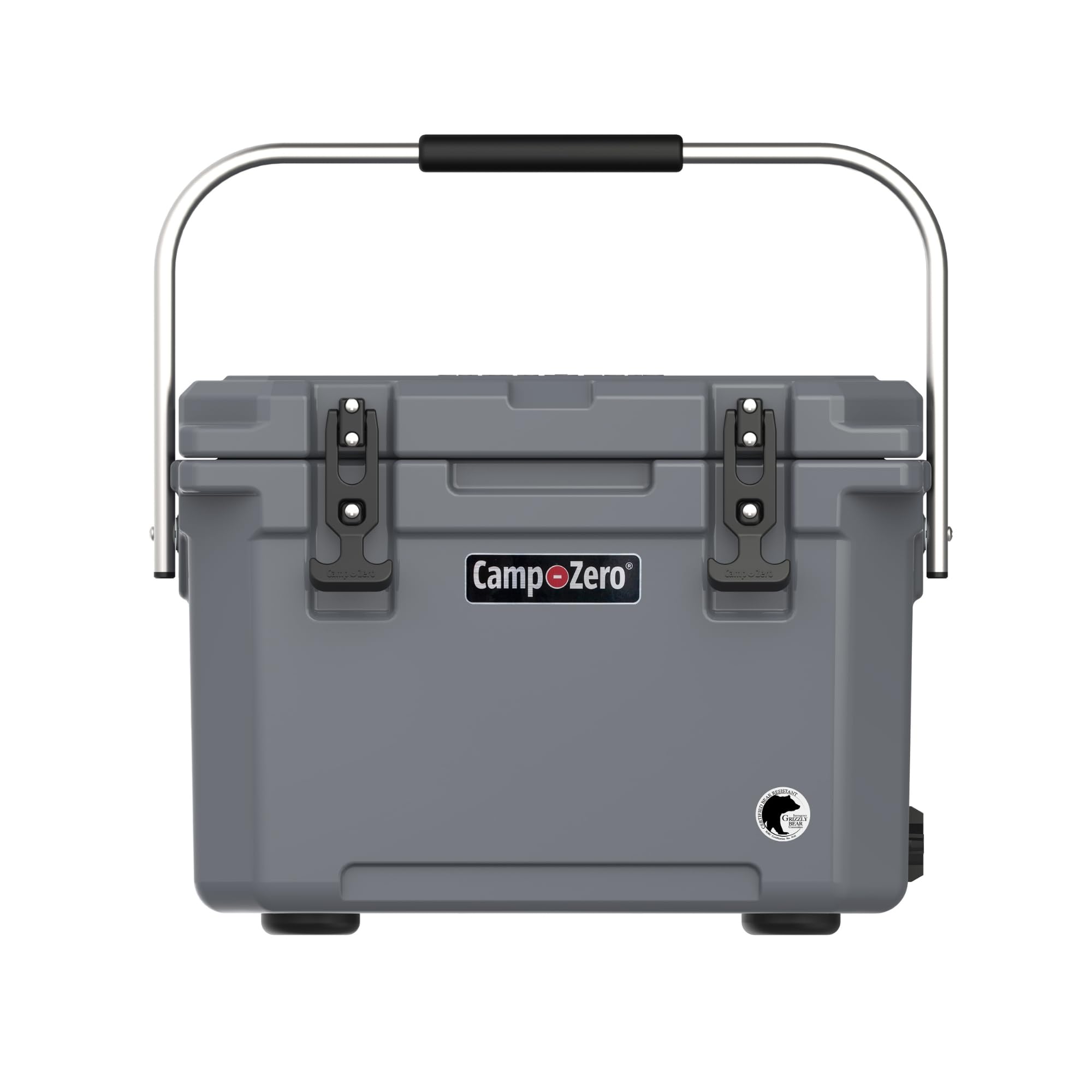 CAMP-ZERO (キャンプゼロ) 21クオート 回転させる決定づける捉え所の無い冷房装置 - 断熱アイスチェスト 優勝杯保持者4個付き添い人 - 耐熊性 旅する用内燃機関ボックス席 飲み料 飲み料 飲み料 BBQ 御釣り 難民キャンプ アウトドア用 薄墨色