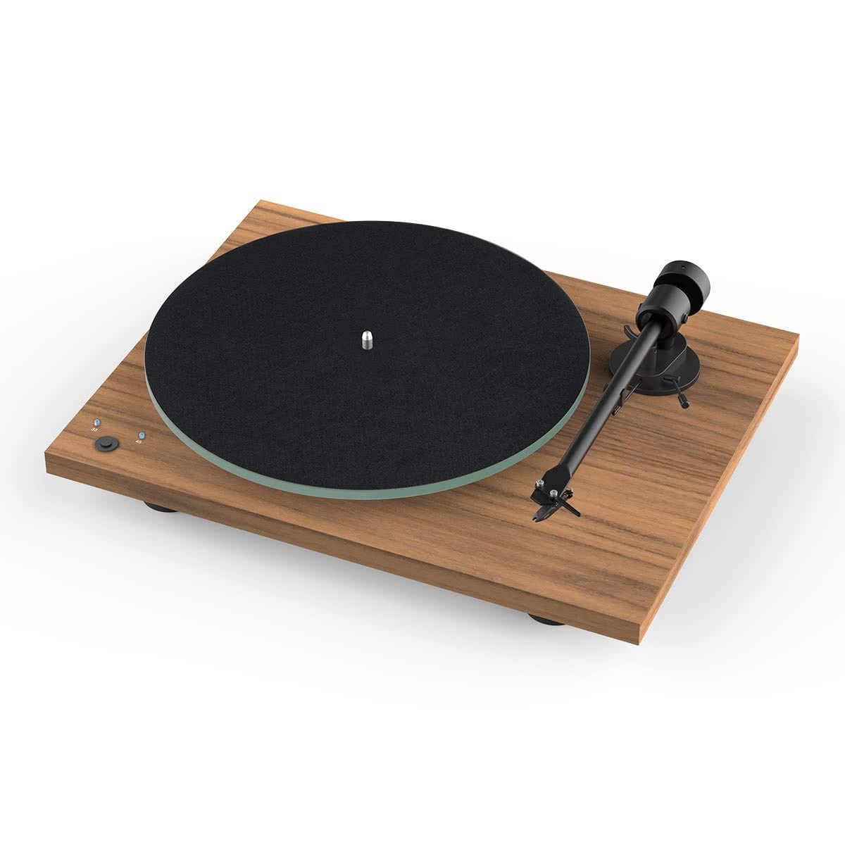 Pro-Ject T1 Phono SB Turntable with Built-インチ Preamp and Electronic Speed Change (Satin Walnut )