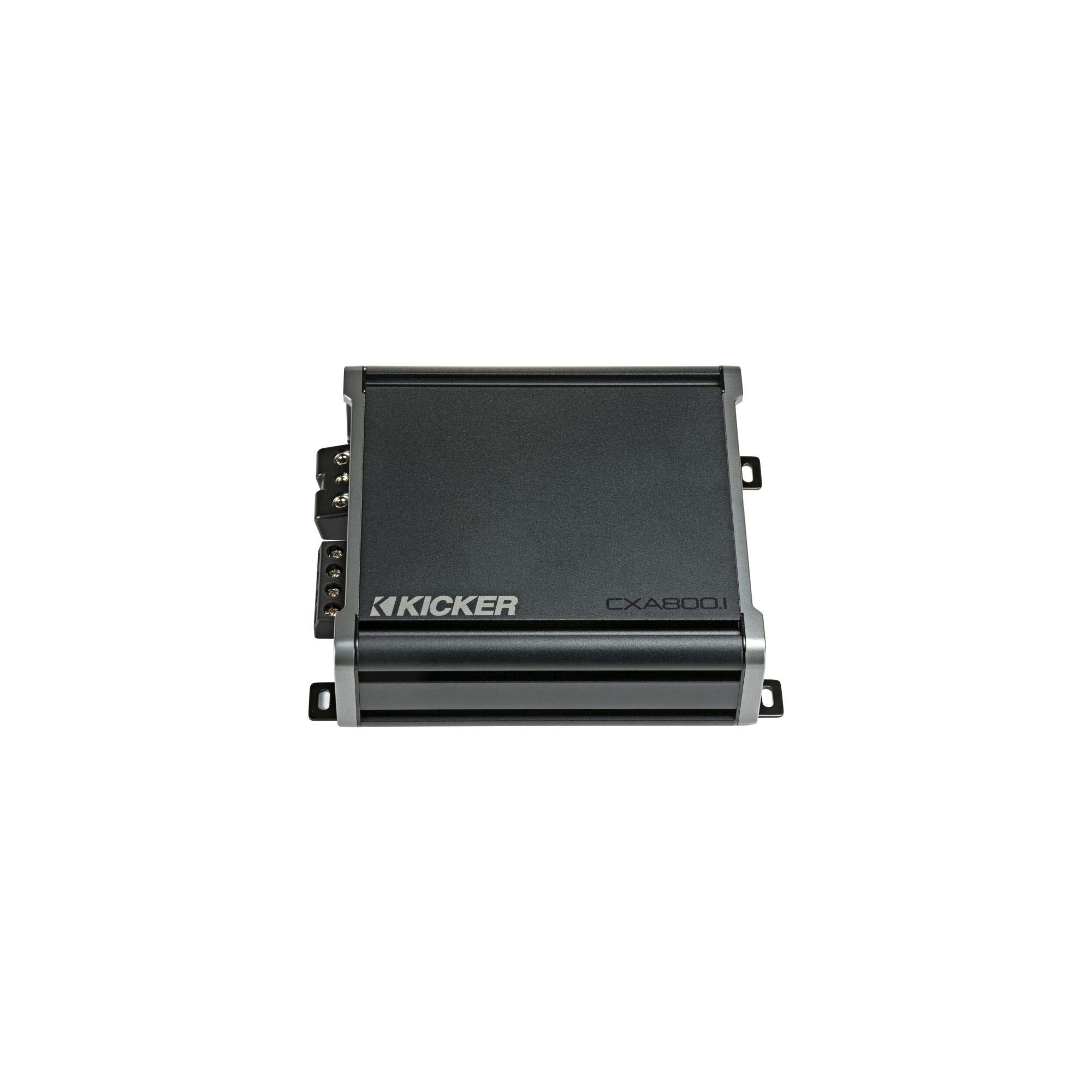 Kicker 46CXA8001T CX Series 1600 Watt Max Power Class D Amp Monoblock Car Audio Sub Vehicle Amplifier  Black