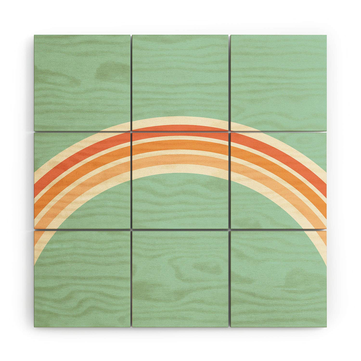 Society6 木製壁画 3\u0027 x 3\u0027 70896-wwmr01