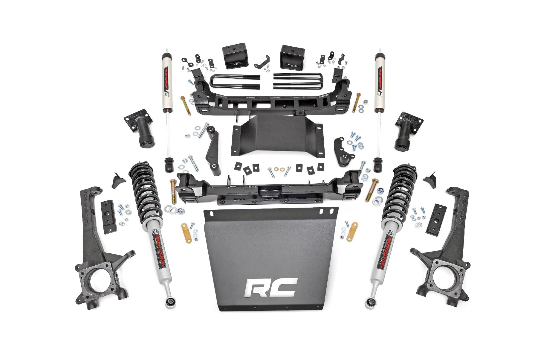 Rough Country 昇降機一揃いの道具 6in N3同盟罷工鼠 \u0026 V2ぼうぜん自失付き添い人 2016-2023 タコマ 75871