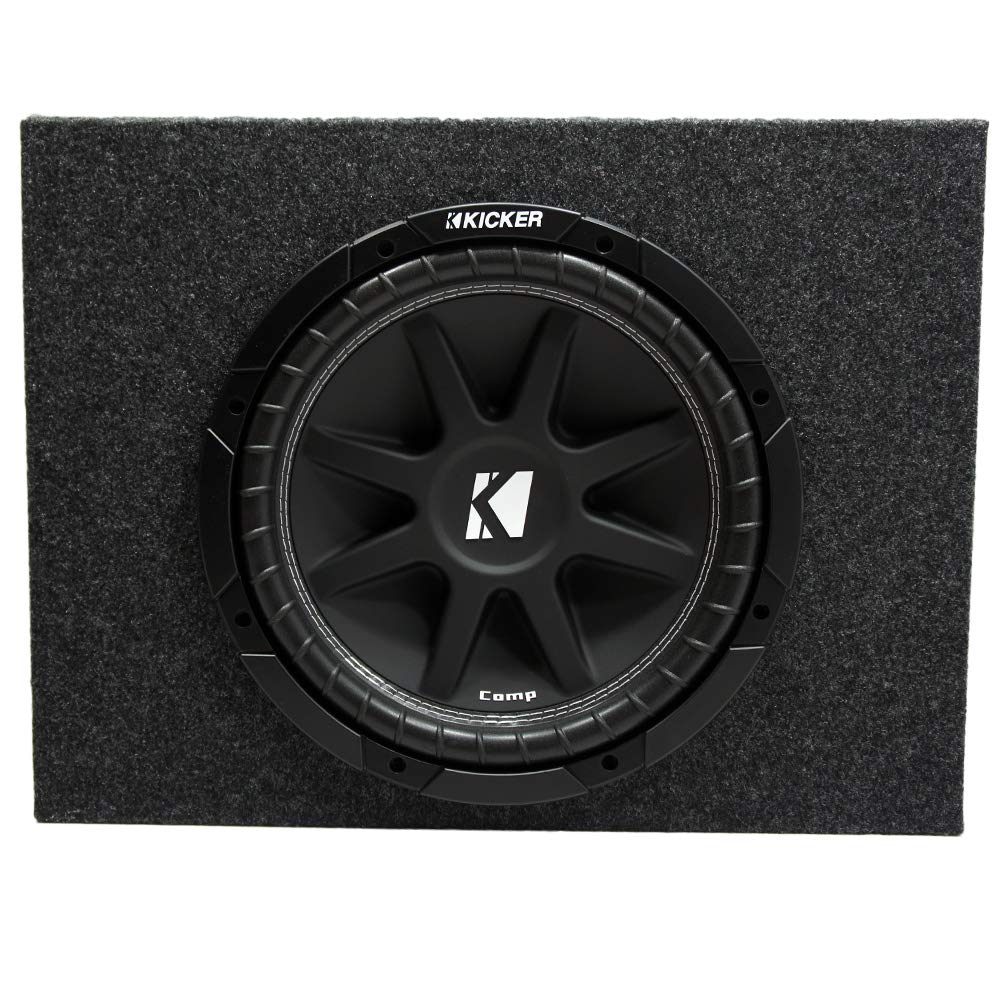 KICKER Comp 12インチ ロードトラックサブウーファーボックスエンクロージャー (10C12-4)