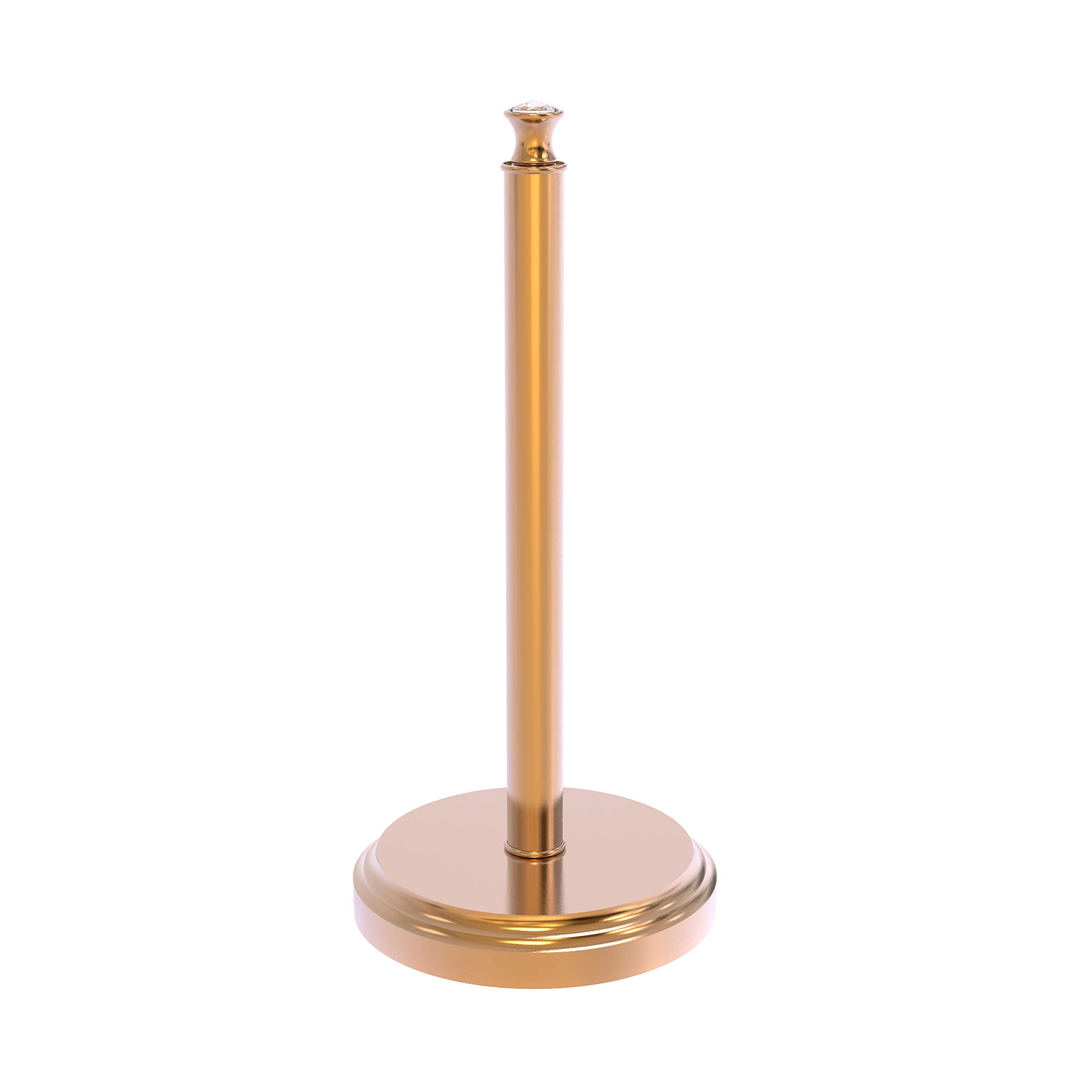 Allied Brass Carolina 結晶寄せあわせ カウンタいの一番照明ランプ ペーパータオル保持者 無光沢ブロンズ