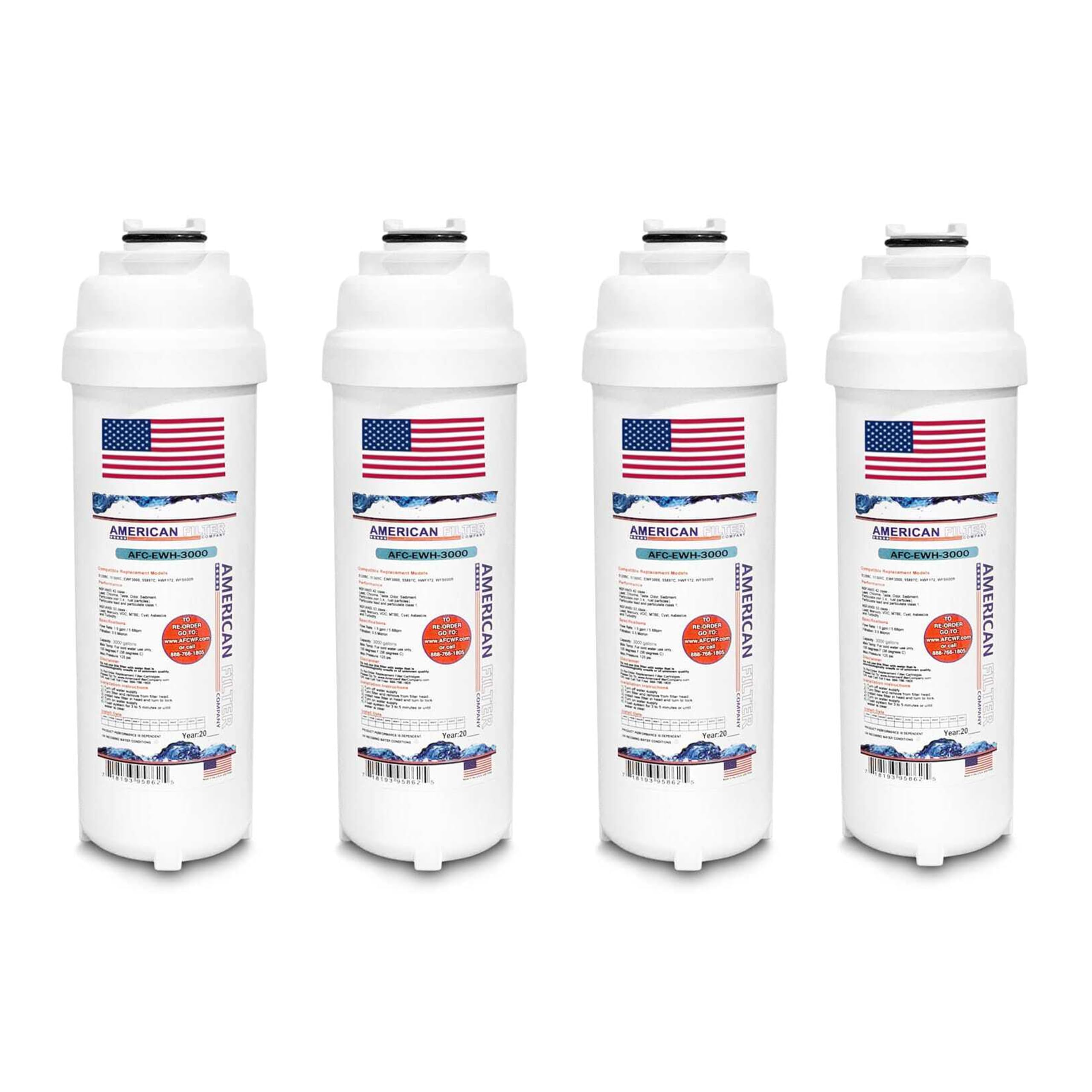 American Filter Company? ブランド名 お水水漉し AFC-EWH-3000 (WaterSentry? Plus 51300Cウォーターファウンテンステーションフィラーと負けず劣らず)(水漉し4個)