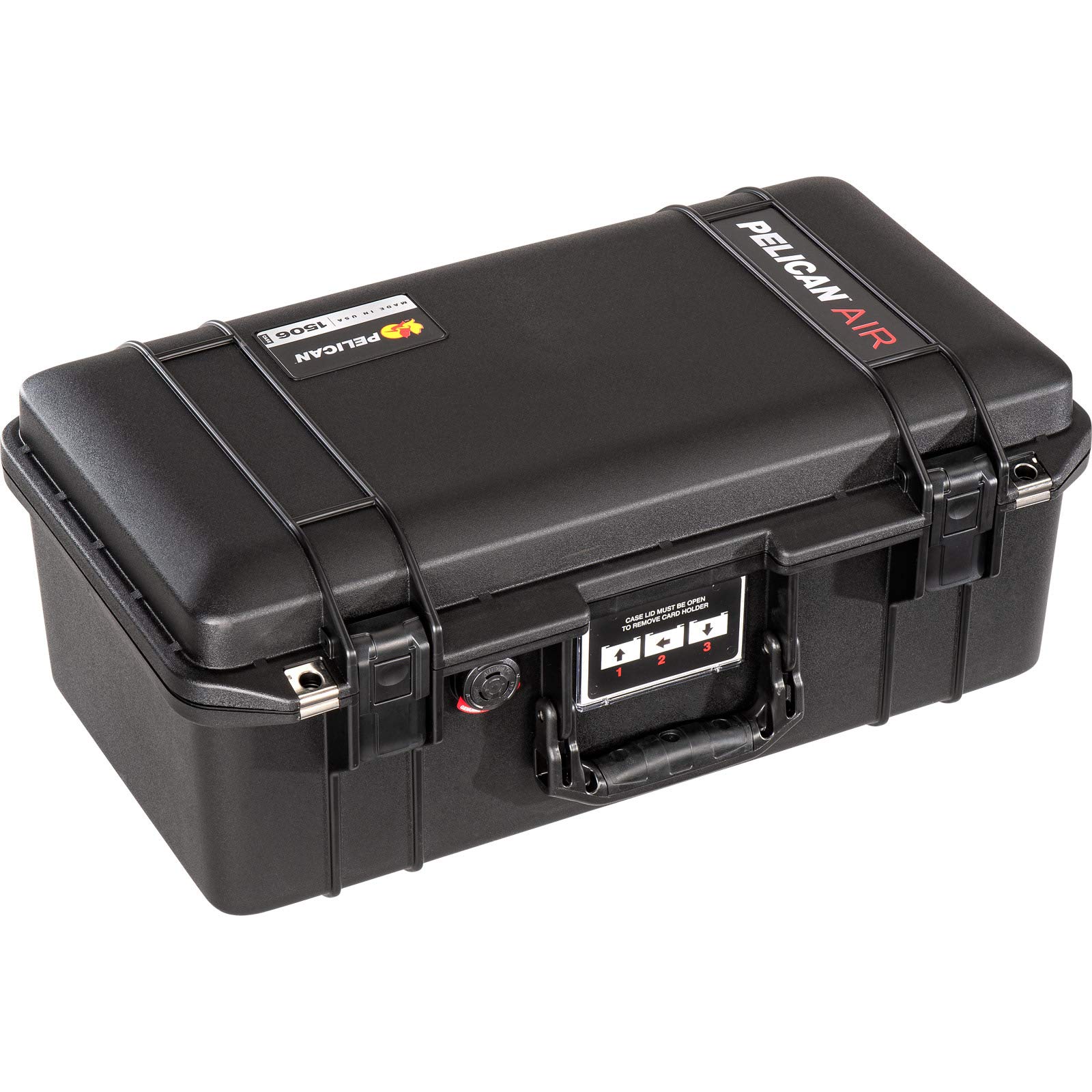 Pelican 1506 大気圏容れもの 質問用紙付き添い人 (黒いこと)