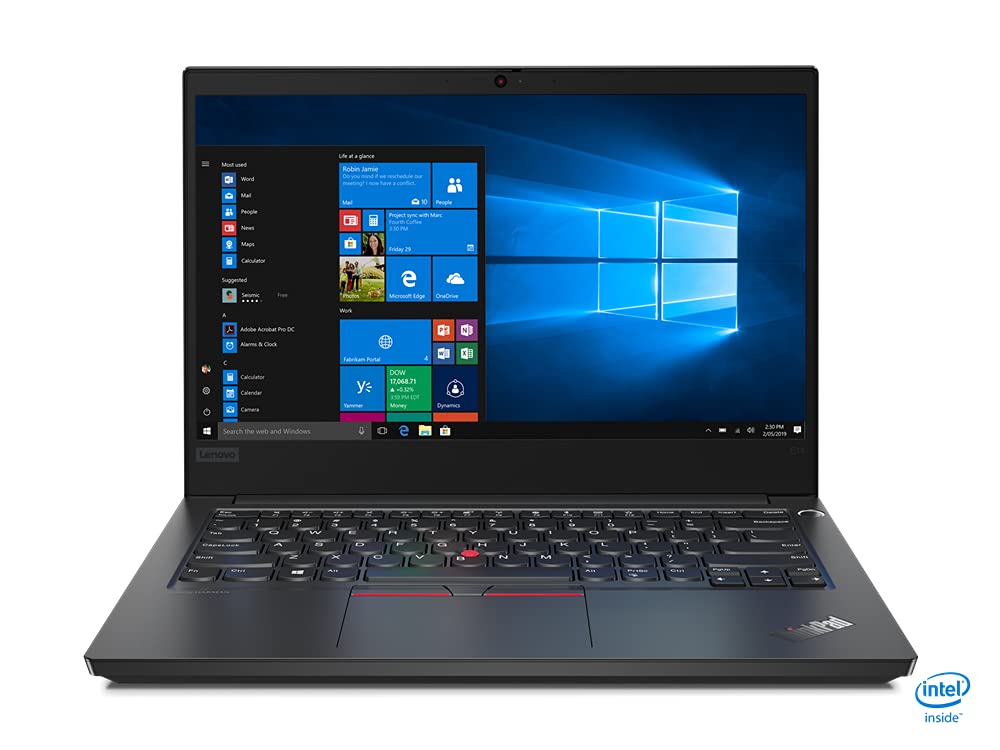 Lenovo ThinkPad E14 14in 盛りだくさん固定ディスク 万覚え帳マイコン Intel Core i5-10210U 8GB ランダムアクセス記憶装置 1結核症 HDD Windows 10 Pro