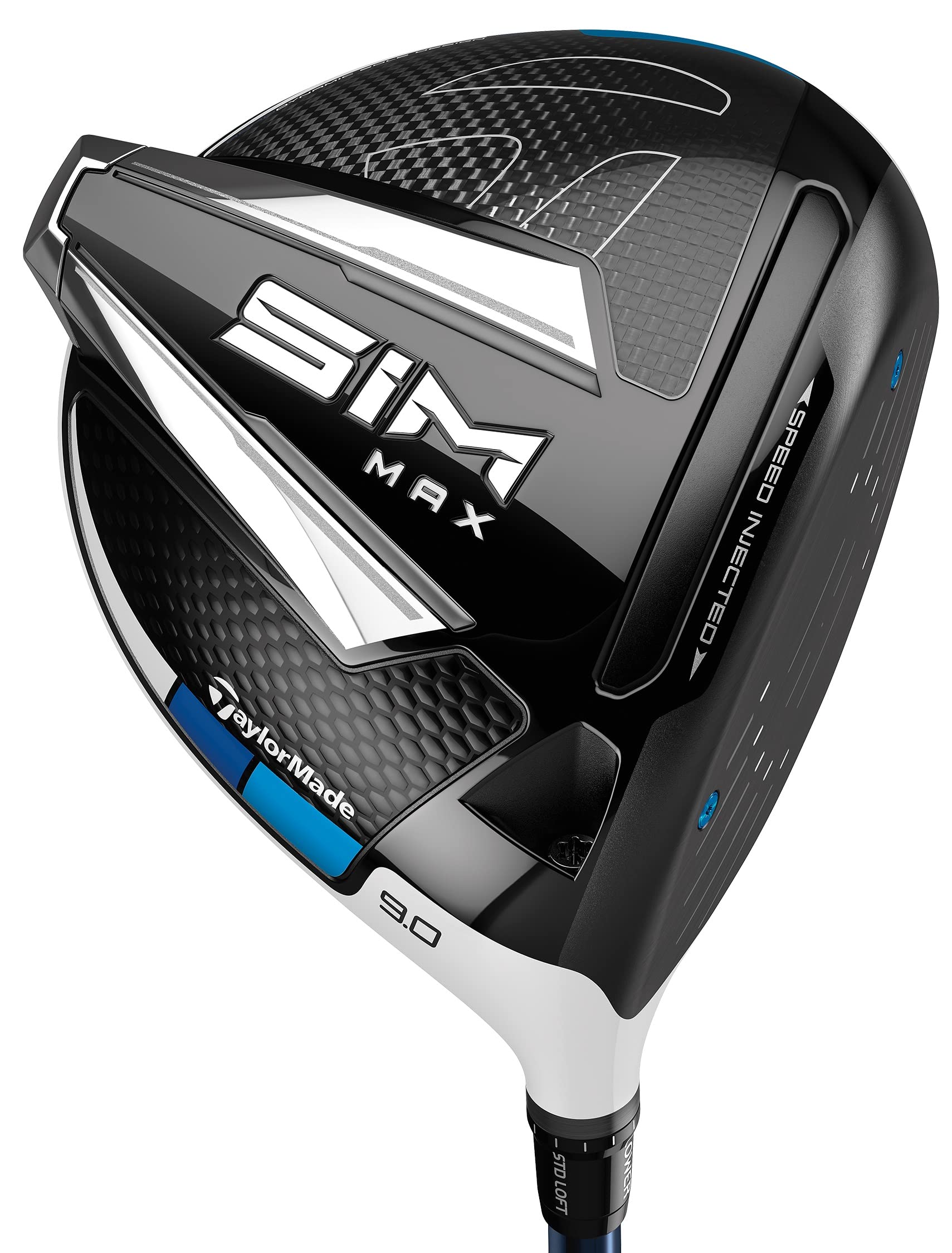 テーラーメイド SIM MAX ドライバー (Fujikura Ventus Blue 6) USA直輸入品 S 9度