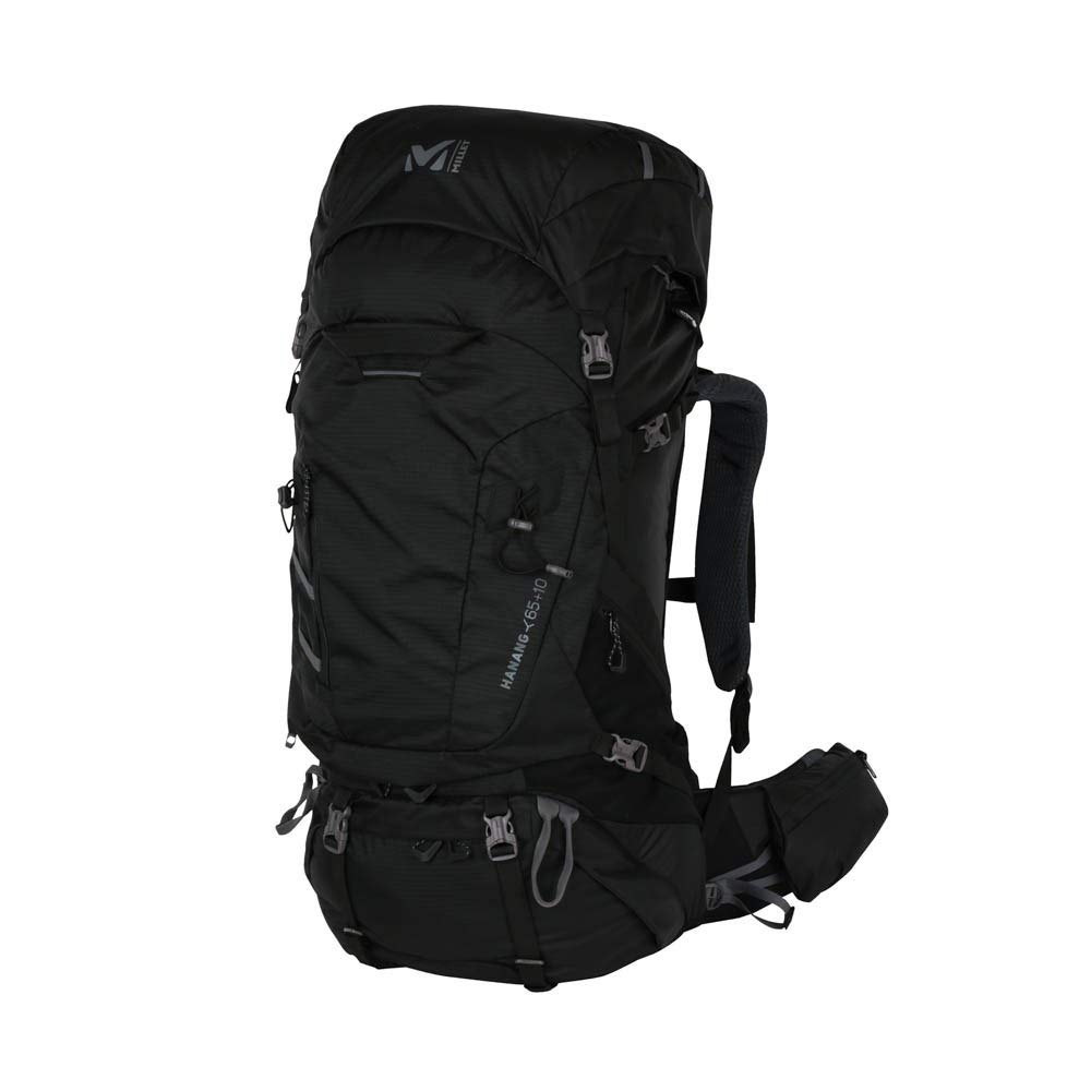 MILET Hanang 65+10デイパック。  黒いこと - ノワール。  One Size  旅する用。