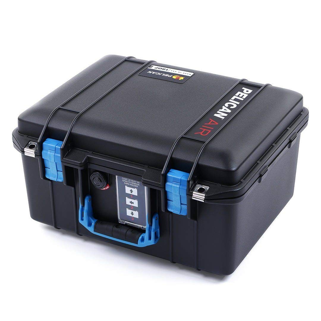 Pelican 1507 黒いこと\u0026青色 大気圏入れもの。質問用紙付き添い人。