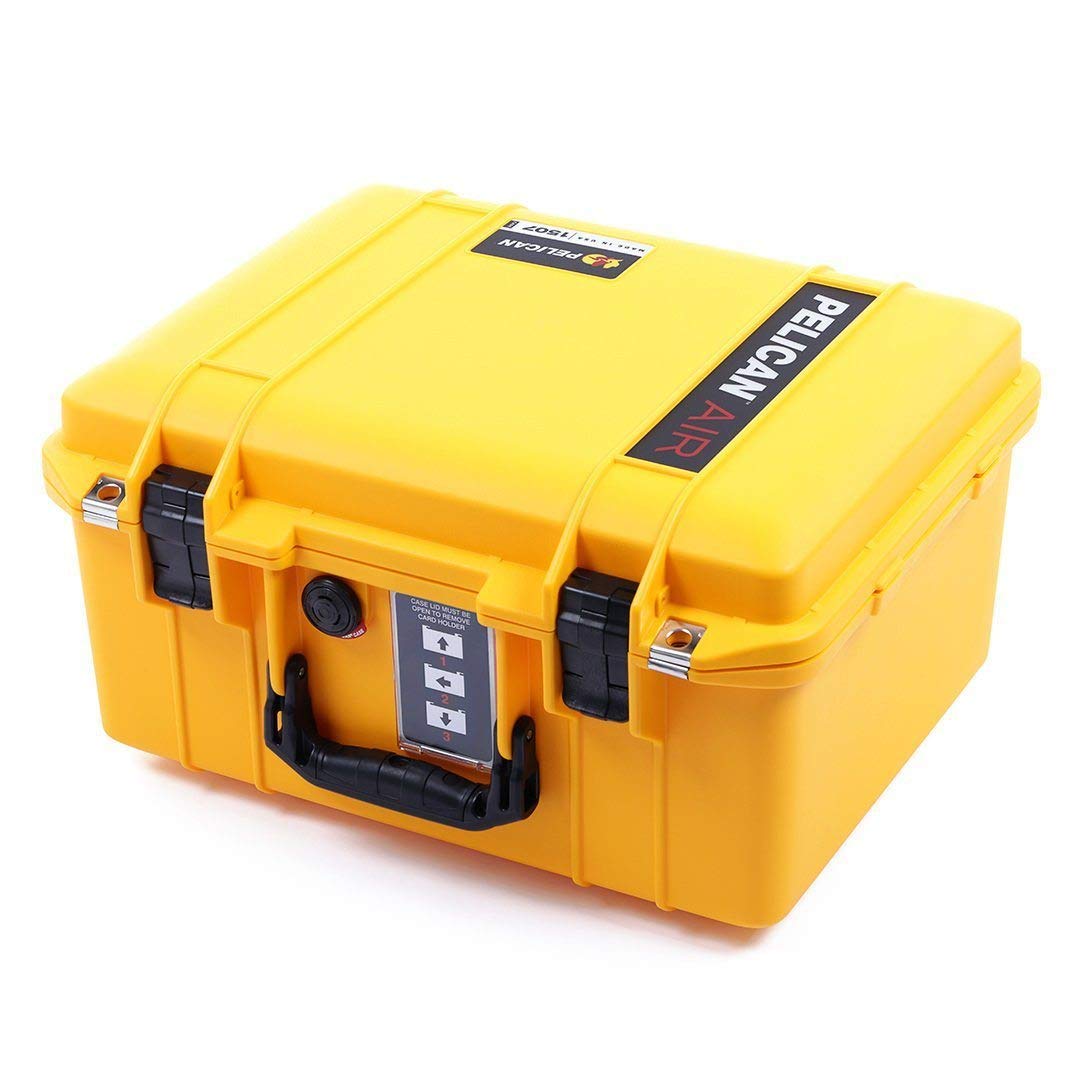 黄色\u0026黒いこと Pelican 1507 エア湖容れもの。質問用紙付き添い人。