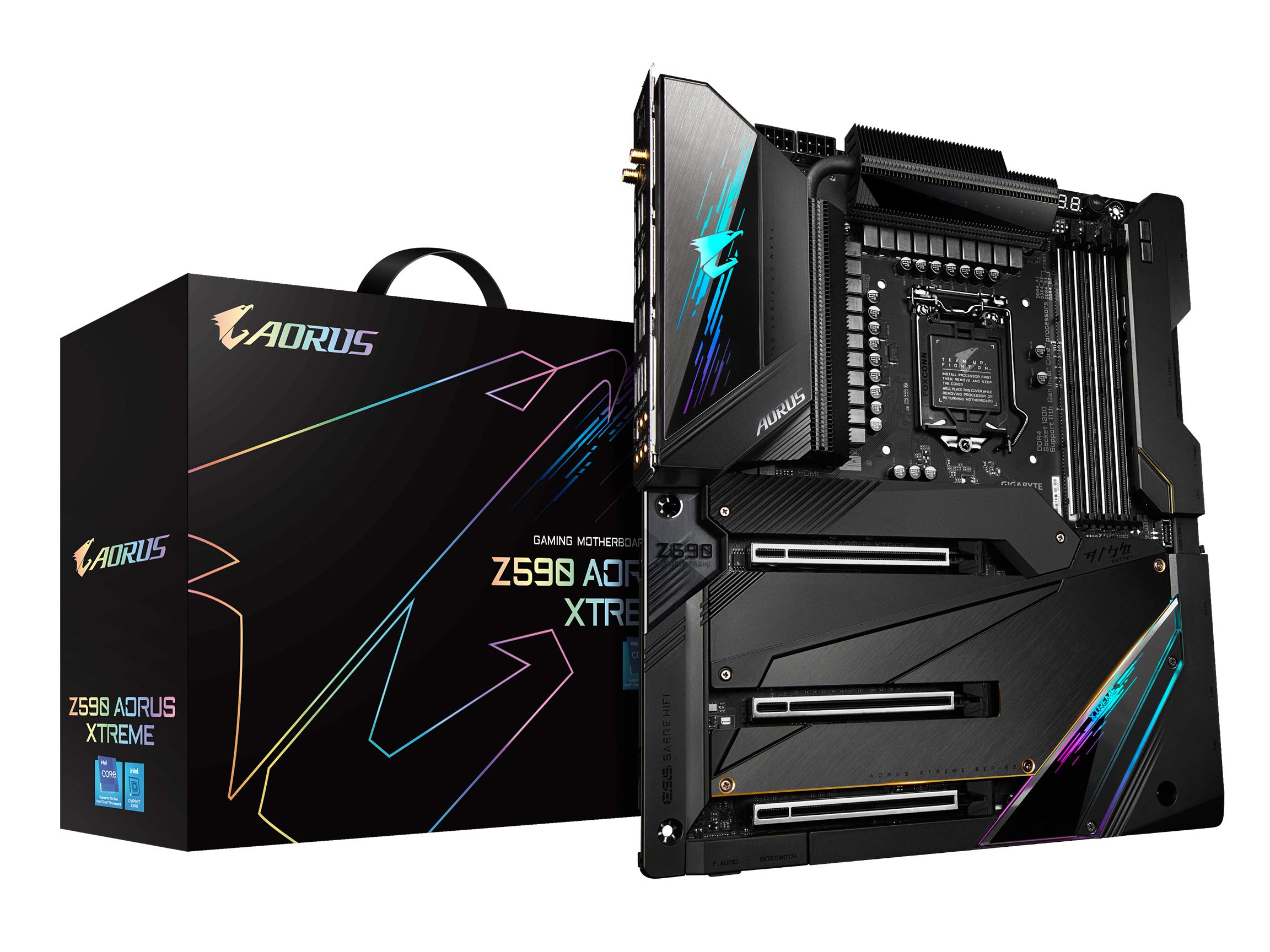GIGABYTE Z590 AORUS XTREME Rev.1.0 母ちゃんゲーム盤 E-ATX [Intel Z590心付け書き割り積み上げる] MB5263