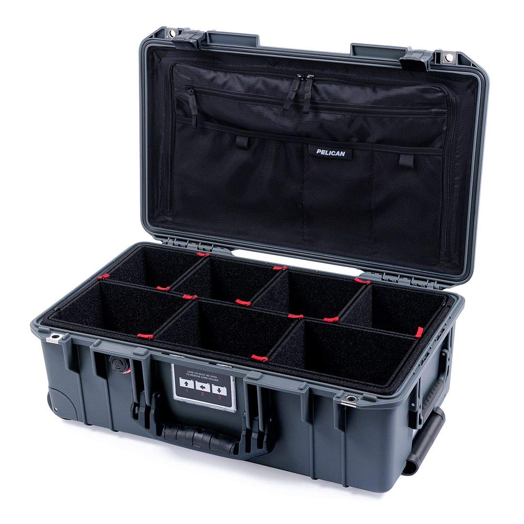 Pelican 濃灰色\u0026黒いこと 1535エア湖入れもの TrekPakディバイダー\u0026ジャズバンド合切袋蓋まとめ役付き添い人