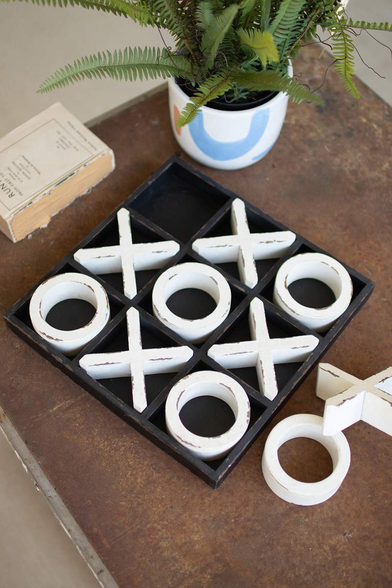 KALALOU CMN1438 木製 TIC-TAC-Toe 取り組み
