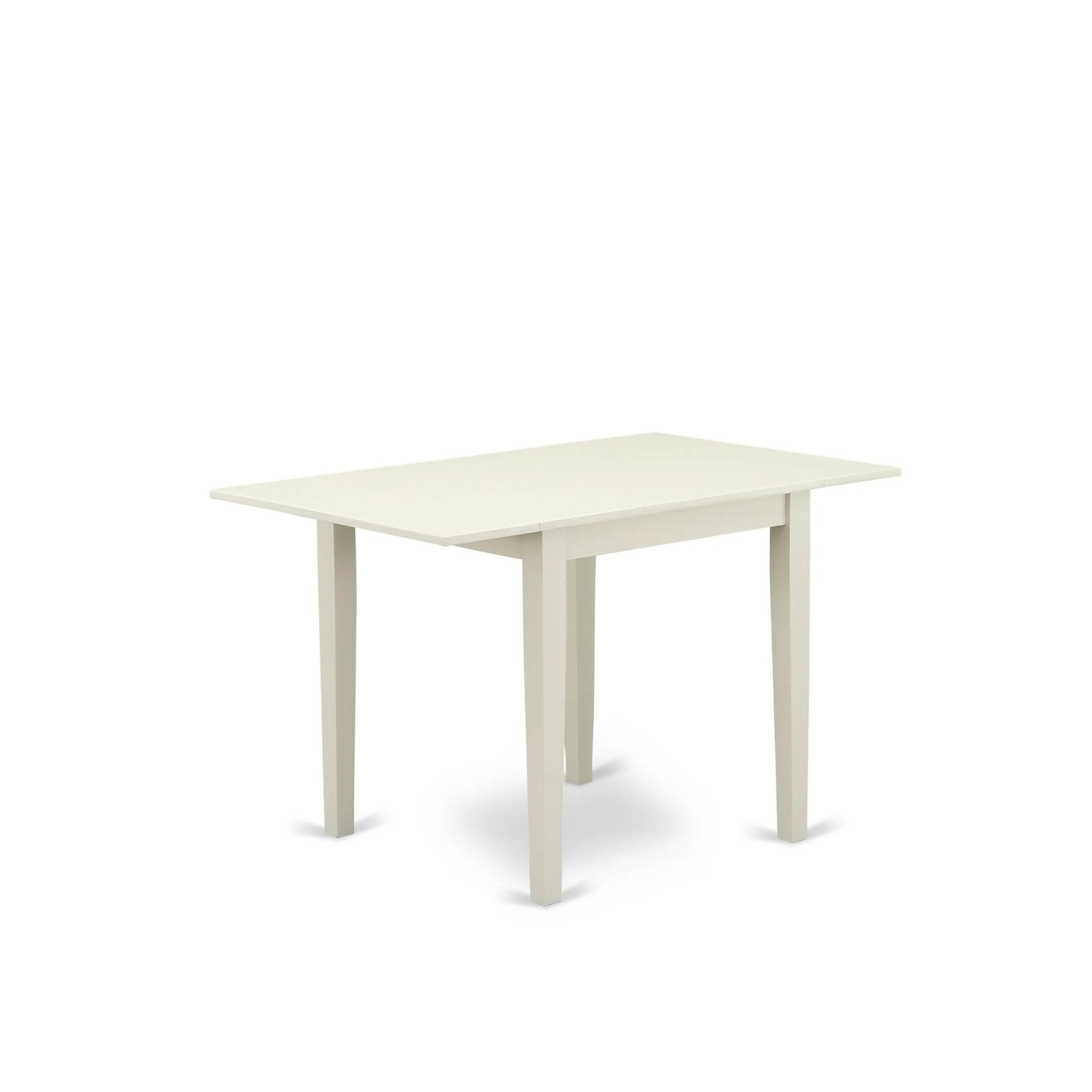 East West Furniture Norden ミッドセンチュリーモダン矩形昼ご飯早見表いの一番 落っこちる岩礁\u0026今めかしいな脚付き添い人 30x48in リネン白いこと
