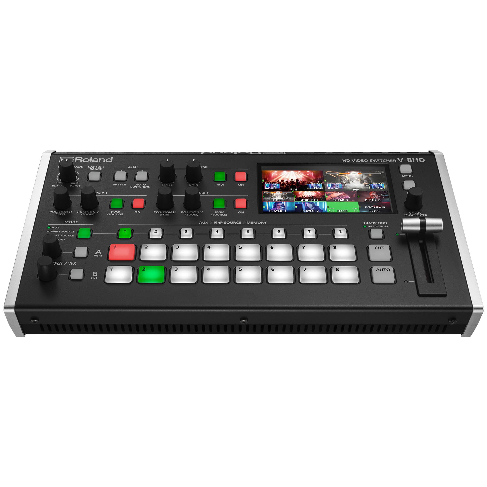 ローランド Roland HDビデオスイッチャー V-8HD HDMI8入力/3 出力 ライブ/会議/イベントなど