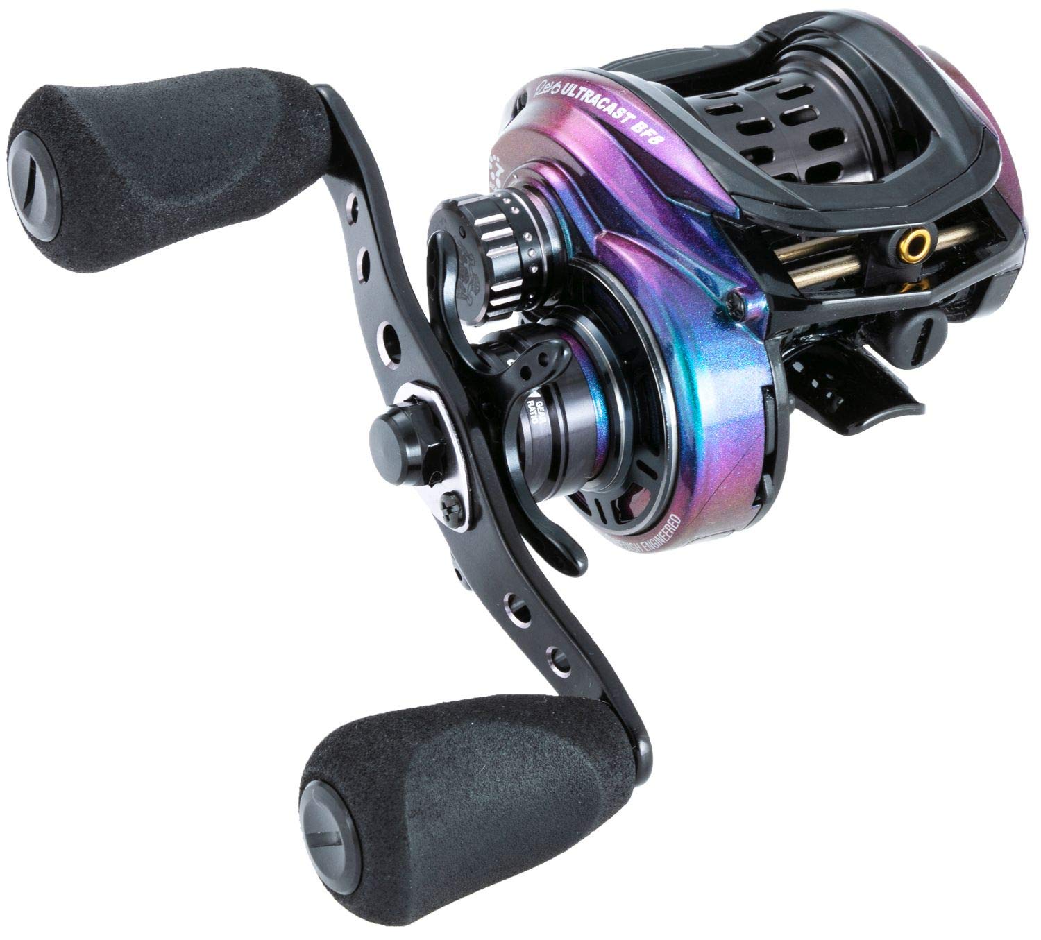AbuGarcia (アブガルシア) REVO ULTRACAST BF8 右一巻き 炭素手持ち部分 ベイトフィネススプール積み上げる ソルト相応う スーパーハイギヤ
