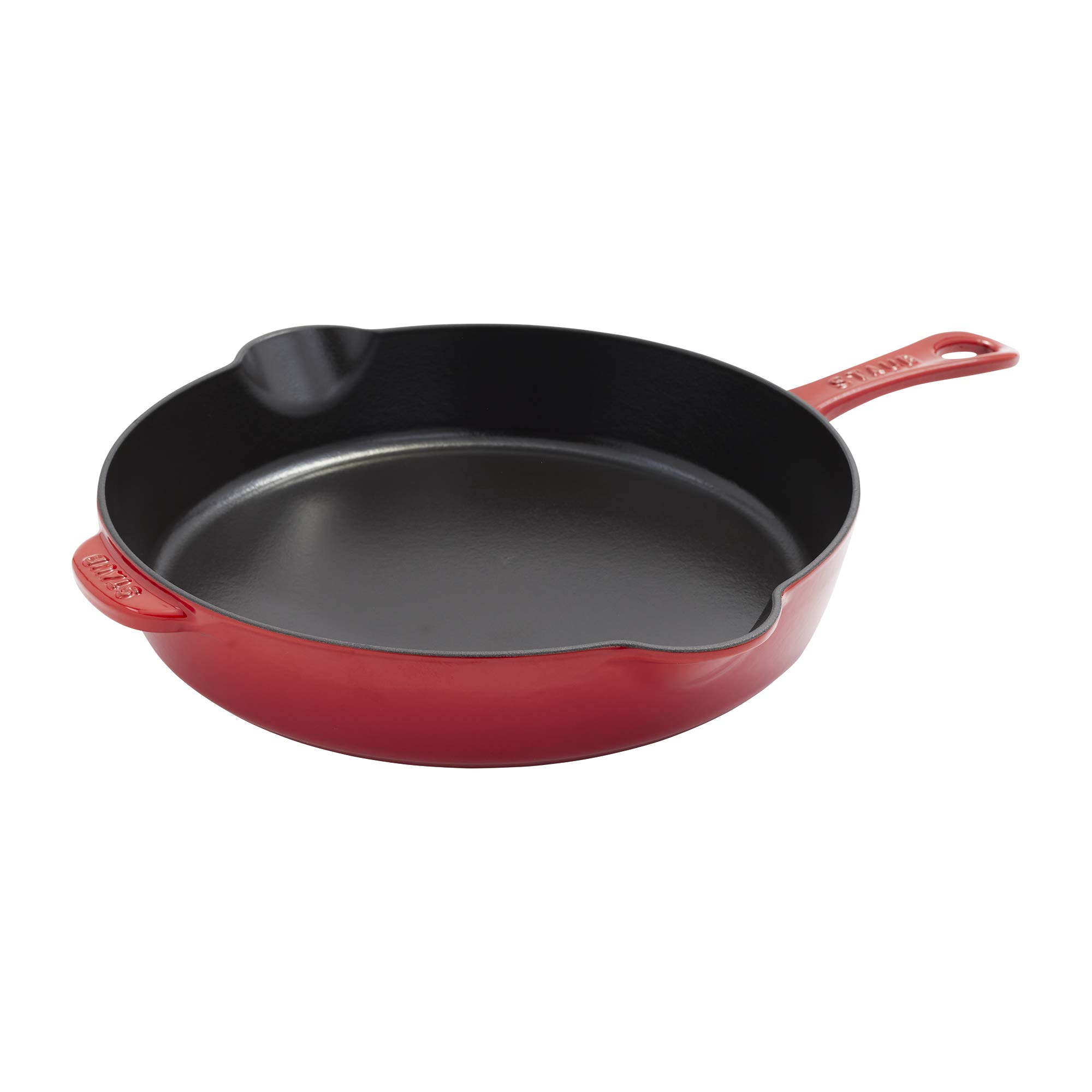 Staub 鋳鉄 11in トラディショナルスキレット - 桜んぼう フランス共和国製