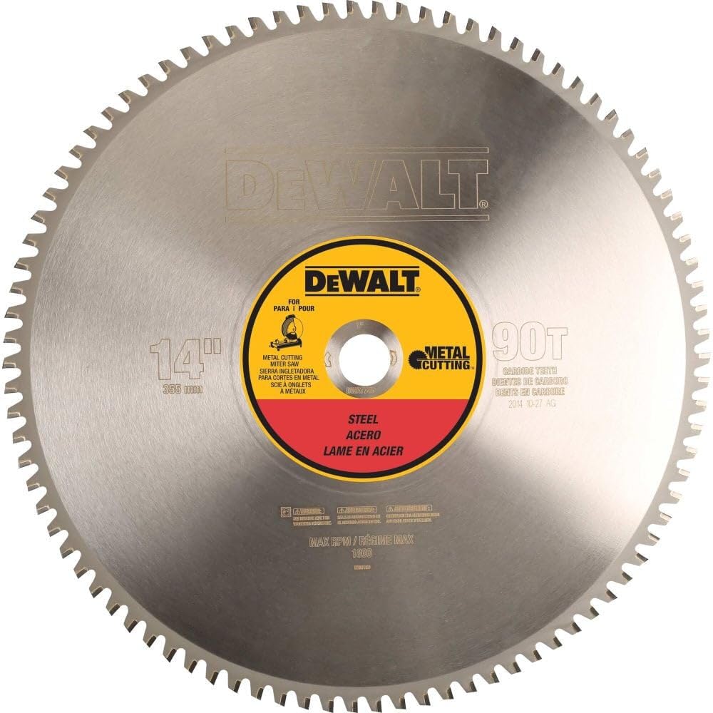 DEWALT DWA7745 90 歯 ライトゲージ 鉄 メタルカット 1インチアーバー 14インチ