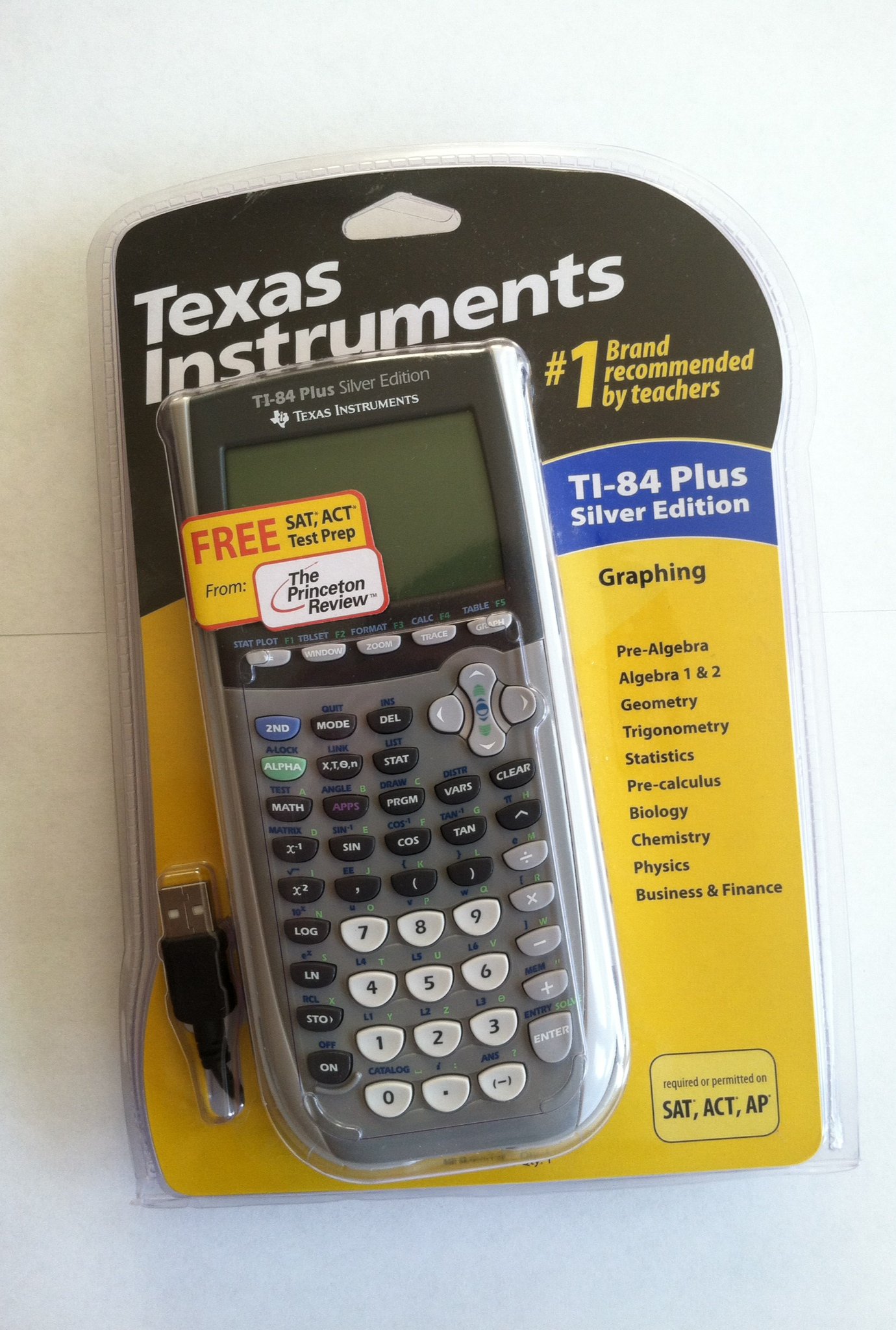Texas Instruments TI 84 Plus Calculatrice graphique Argent (Import Royaume Uni)|global研究所