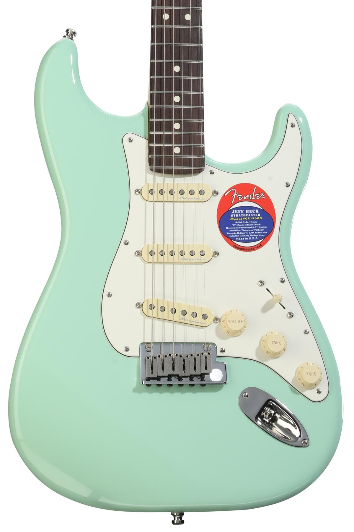 Fender エレキギター Jeff Beck Stratocaster? Rosewood Fingerboard Surf Green画像