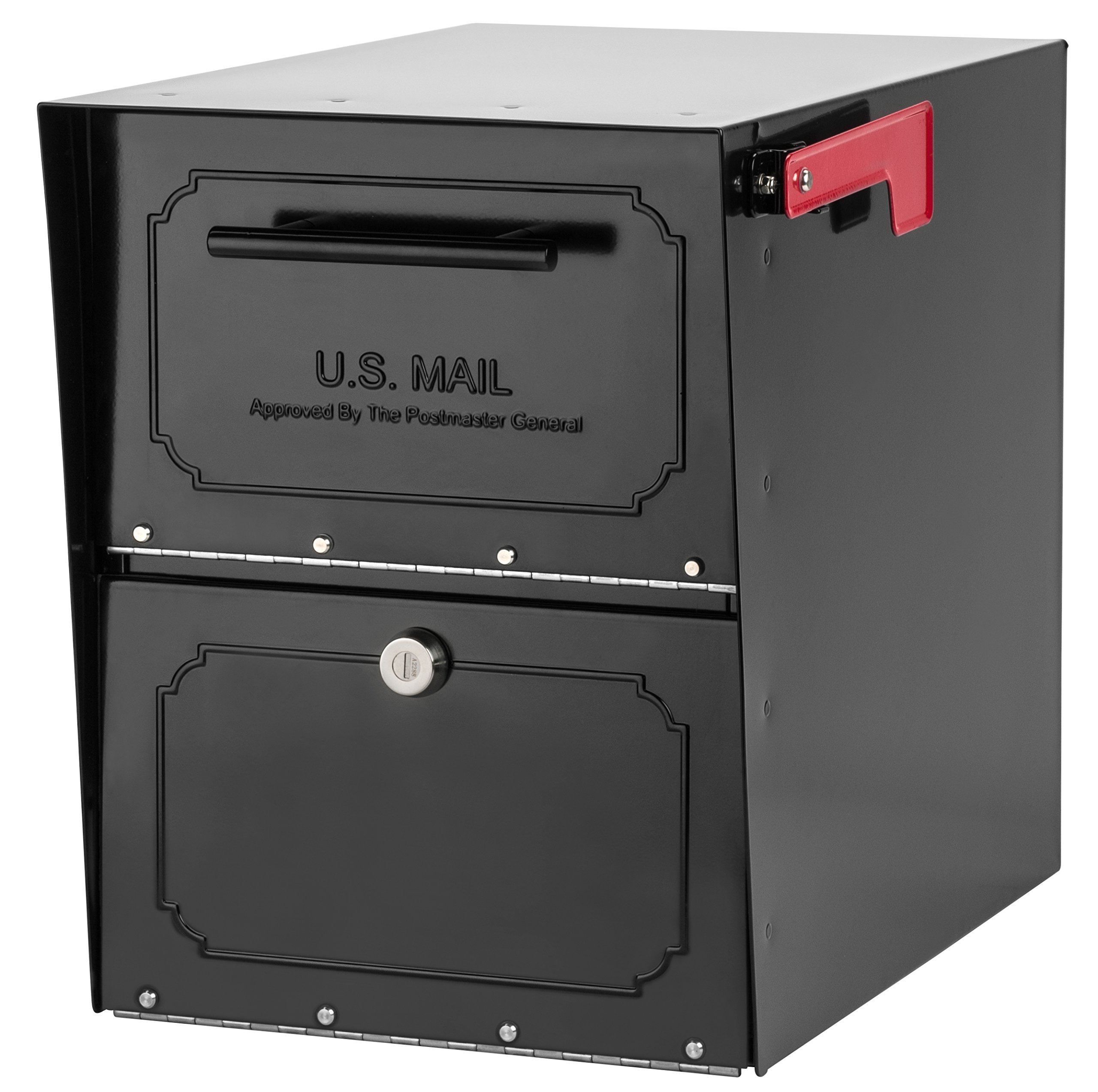 Architectural Mailboxes 6200B-10オアシス古典派音楽・鍵を掛ける付き添い人郵便受け 高安全保障強化鍵を掛ける付き添い人固着させる風呂敷き包み置き手紙郵便受け