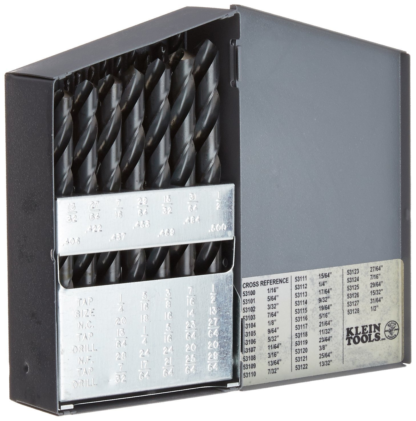 Klein Tools 53000 Regular-Point Drill-Bit Set  29-Piece by Klein - Geneva Supply [並行輸入品]