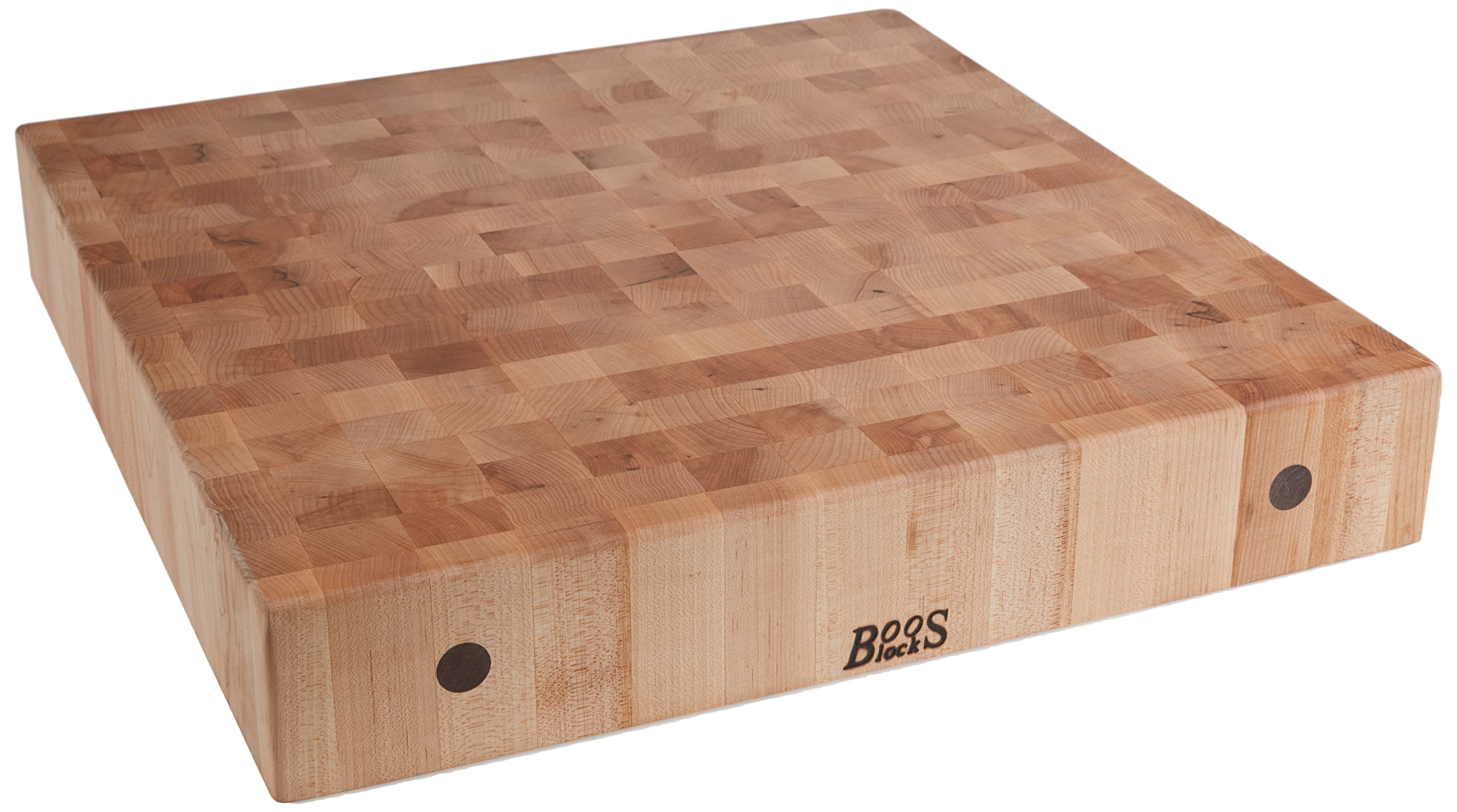John Boos Block CCB24-S 古典派音楽寄せあわせ メープルウッドエンドグレインチョッピングブロック 24in x 24in x 4in