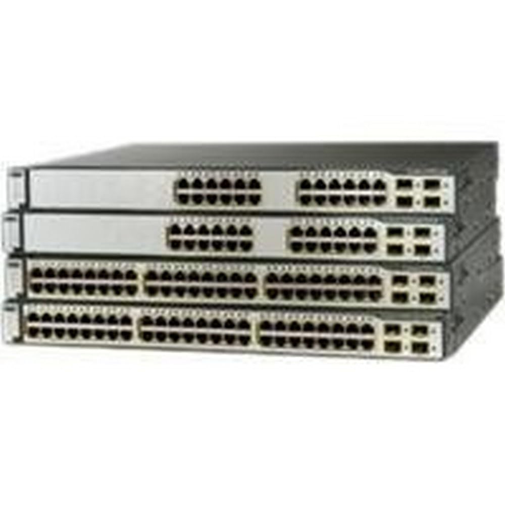 CISCO Catalyst 3750G-24PS-S スタッカブル マルチレイヤ ギガビット PoE対応 スイッチ WS-C3750G-24PS-S [並行輸入品]