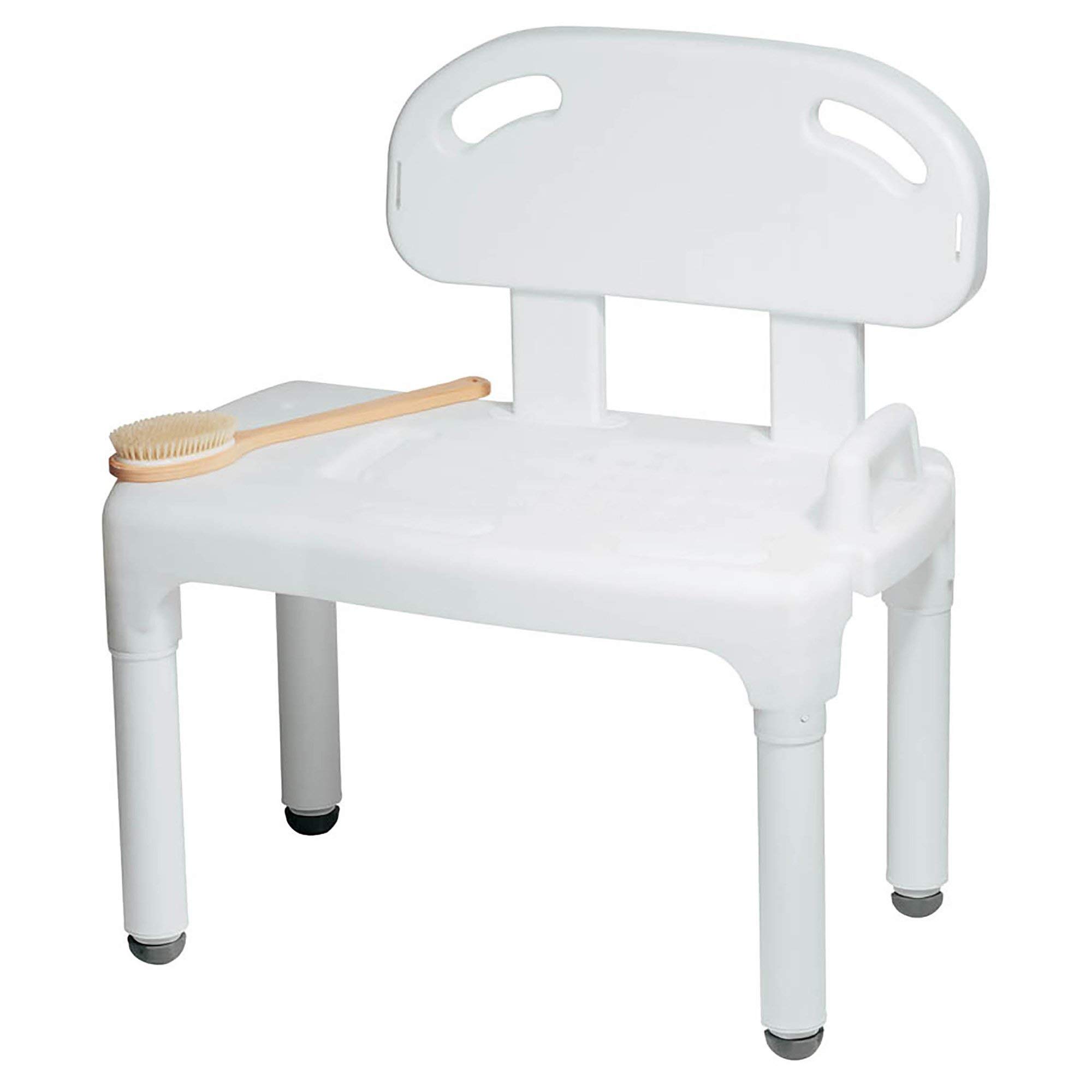 Carex Universal Transfer Bench  Bath Transfer Bench with Exact Level Adjustable Legs  Convertible to Right or Left Hand Entry