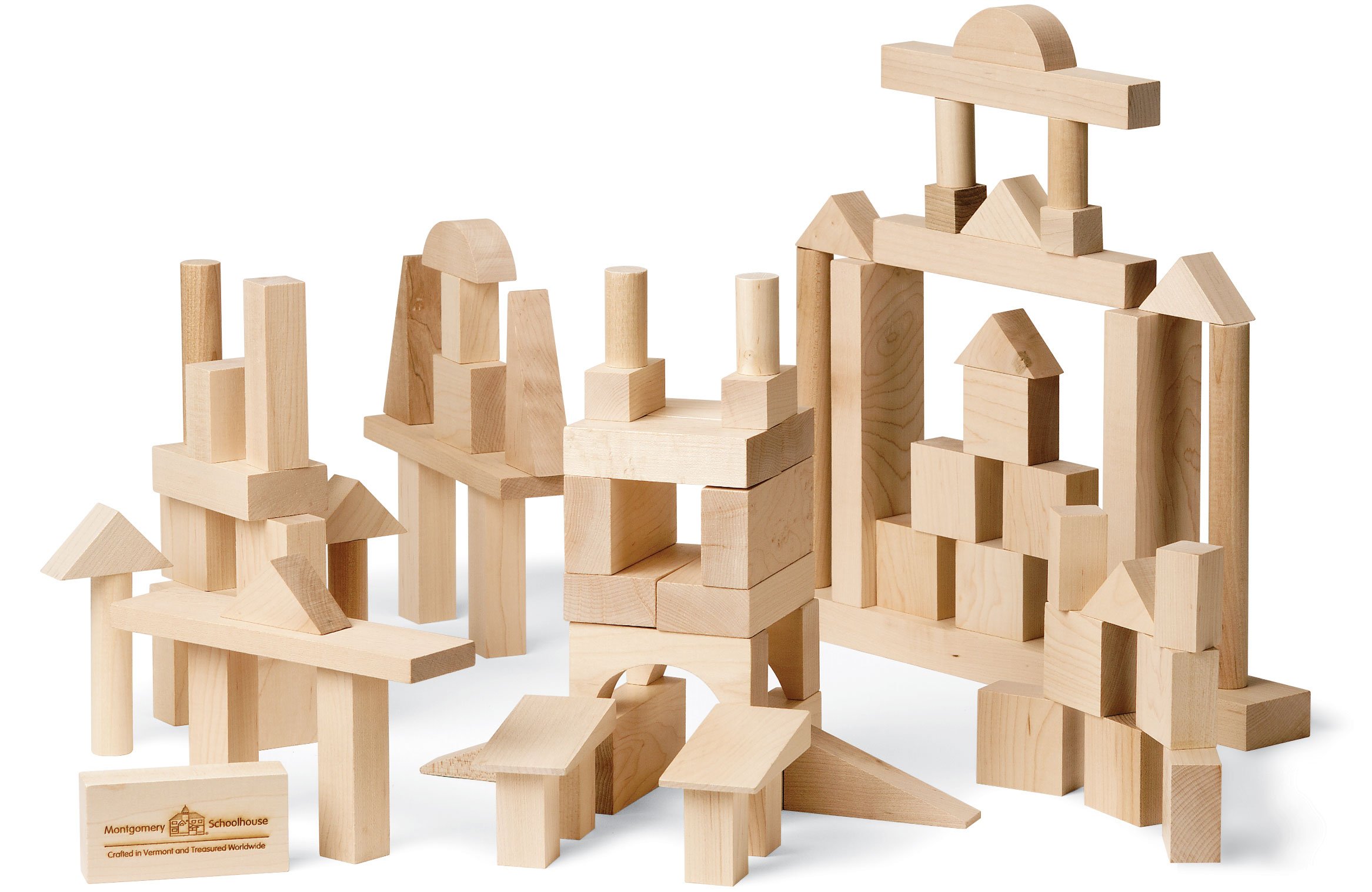 [メープルランドマーク]Maple Landmark My Best Blocks Advanced Builder Made インチ USA  78 pieces 73202 [並行輸入品]