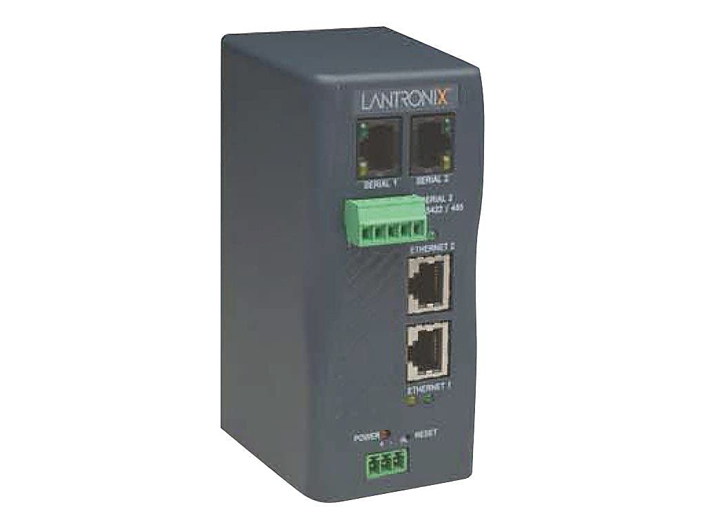 Lantronix Industrial Device Server XPress DR+ - Device server - 2 ports - 10Mb LAN 100Mb LAN RS-232 RS-422 RS-485 [並行輸入品]