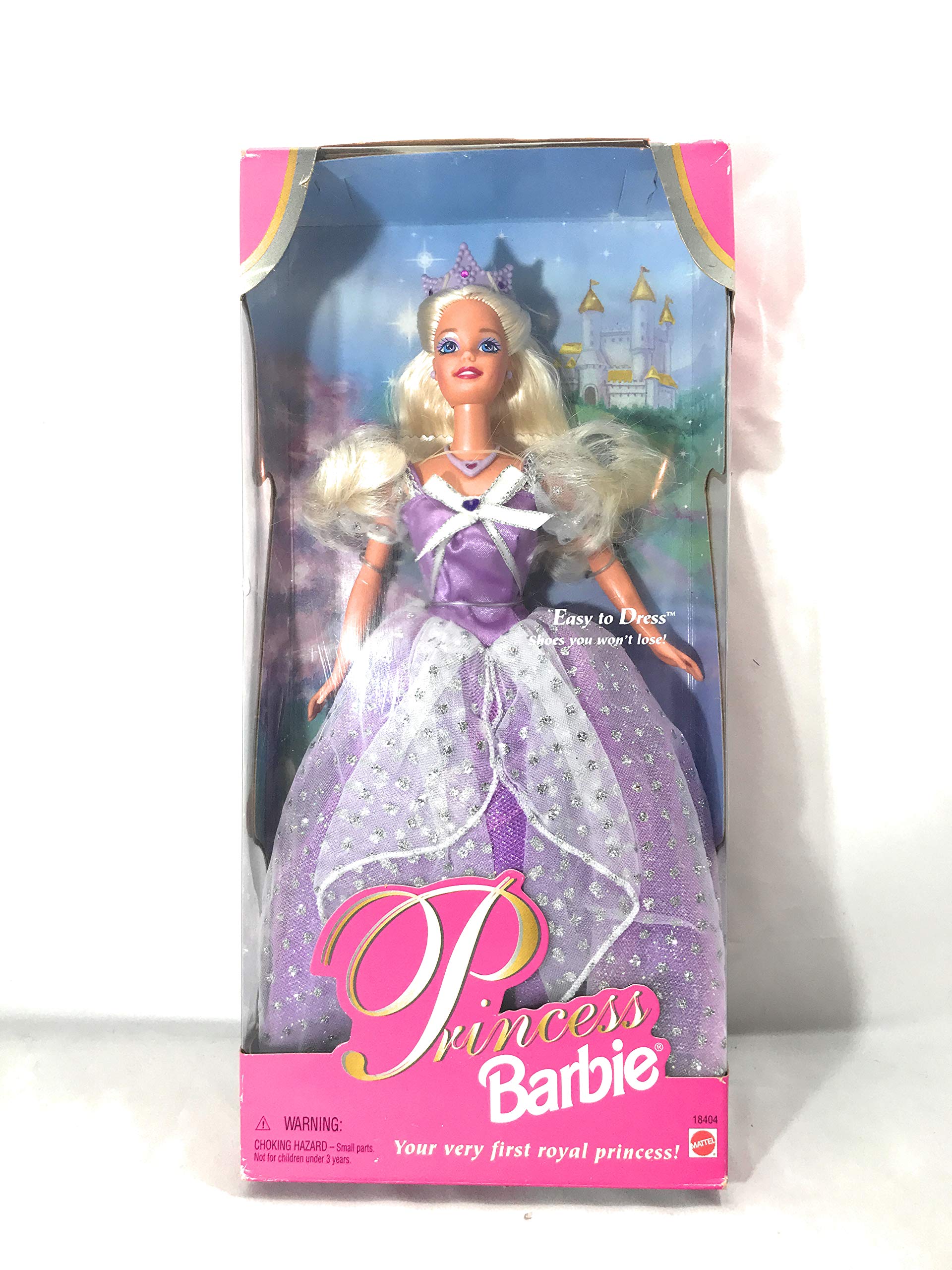 1997 Princess Barbie インチ Purple Dress