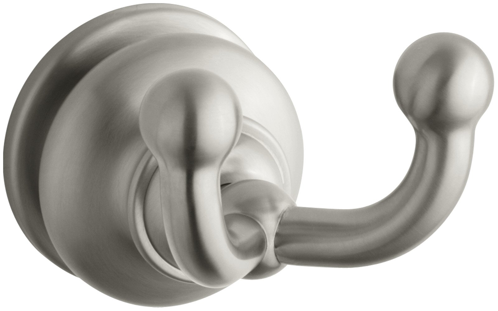 (Vibrant Brushed Nickel) - KOHLER K-12153-BN Fairfax Double Robe Hook Vibrant Brushed Nickel