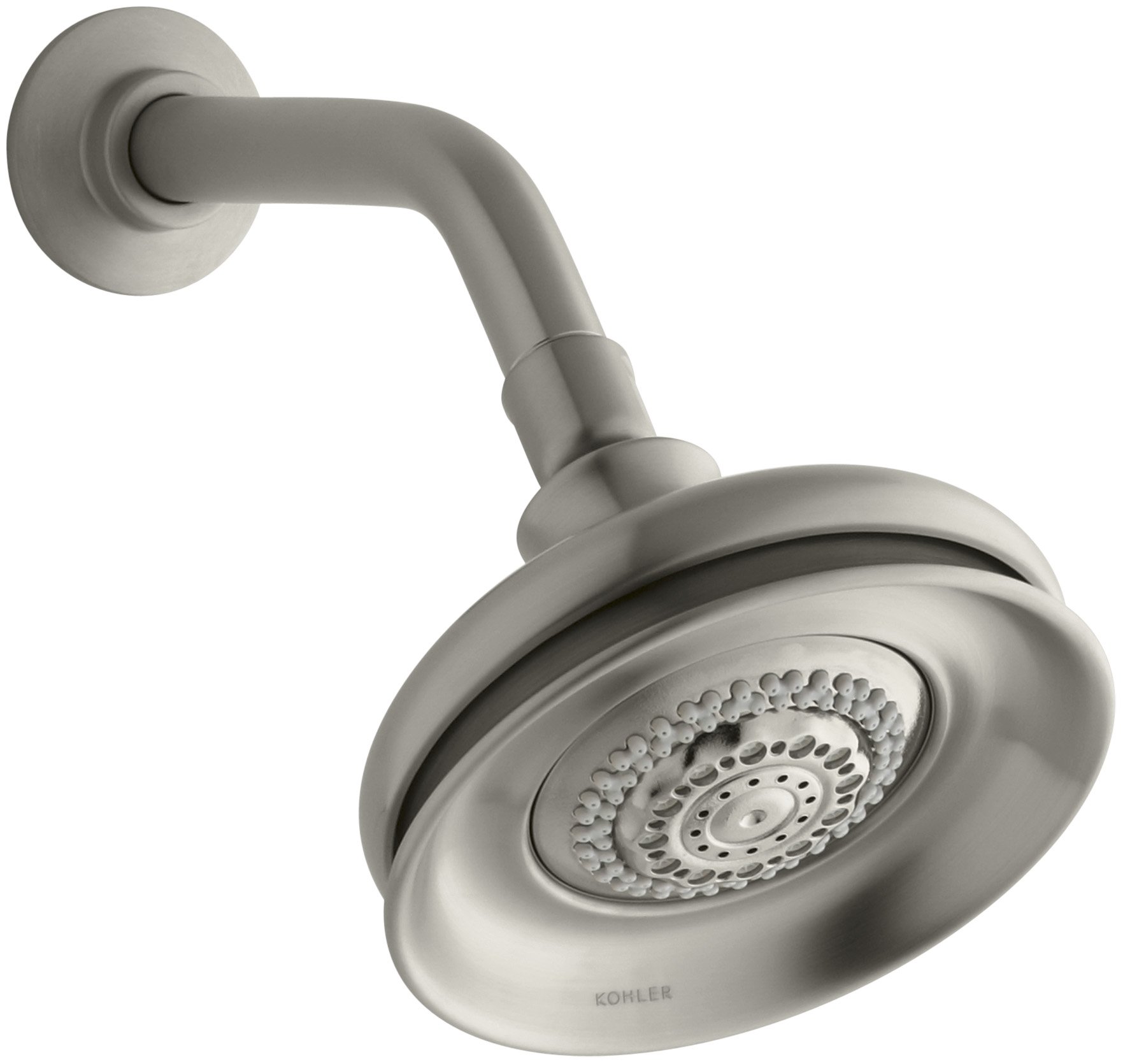 (Vibrant Brushed Nickel) - KOHLER K-12009-BN Fairfax Multifunction Showerhead  Vibrant Brushed Nickel
