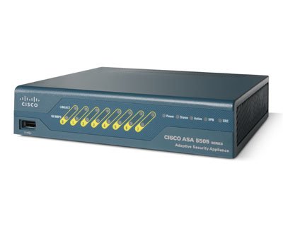 Cisco ASA5505-SEC-BUN-K8 ASA 5505 Network Security Appliance - 6 x 10/100Base-TX LAN 2 x 10/100Base-TX - 1 x SSC