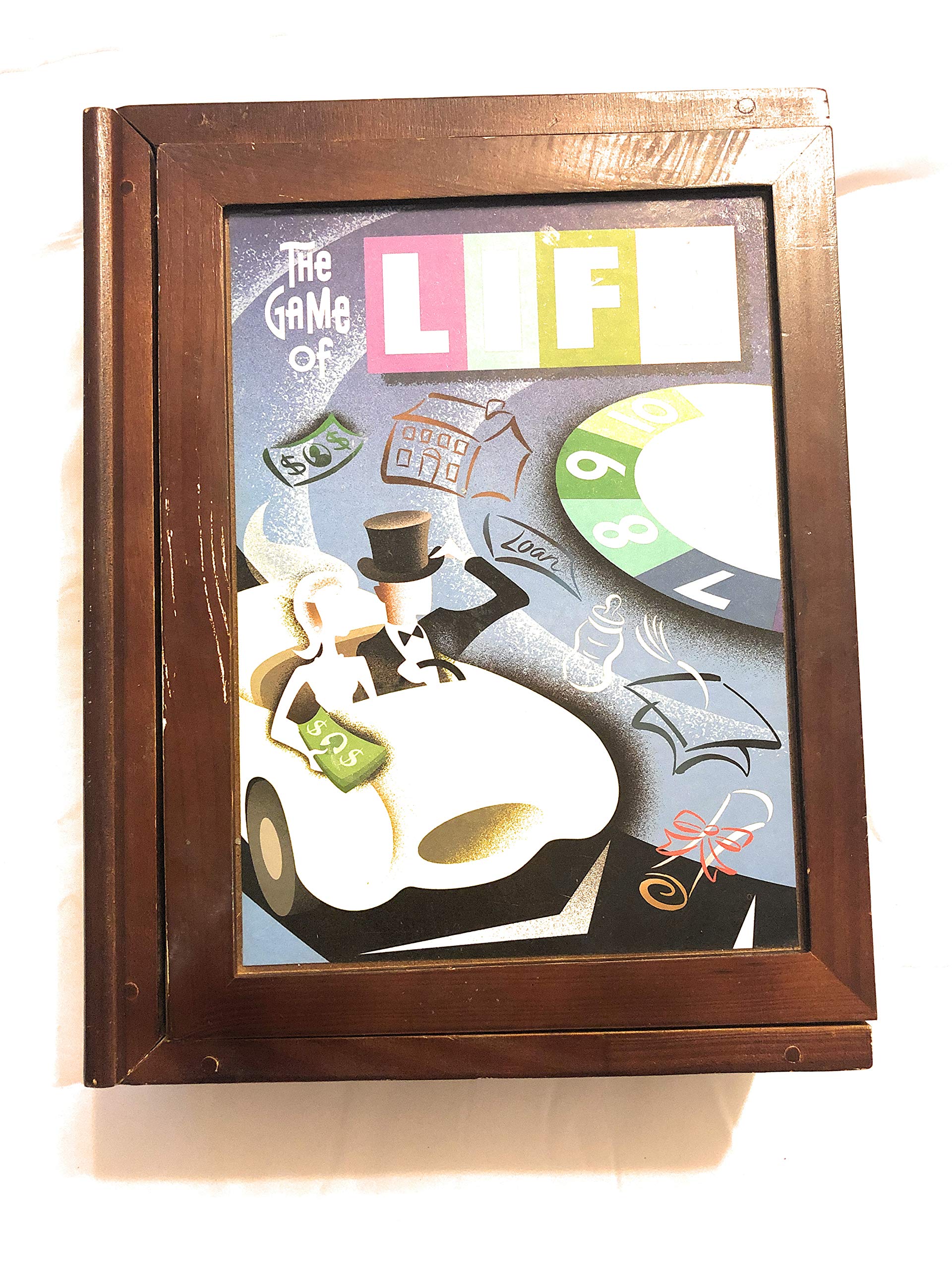 Parker Brothers Vintage Game Collection Wooden Book Box The Game of Life プリンター・FAX用インク-パソコン・周辺機器-PCサプライ・消耗品