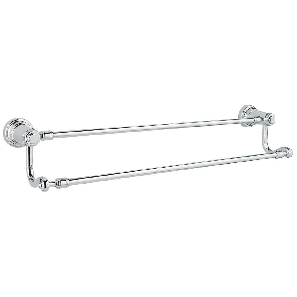 (Polished Chrome) - Price Pfister Ashfield BTB-YP5C Polished Chrome 61糎 Double Towel Bar