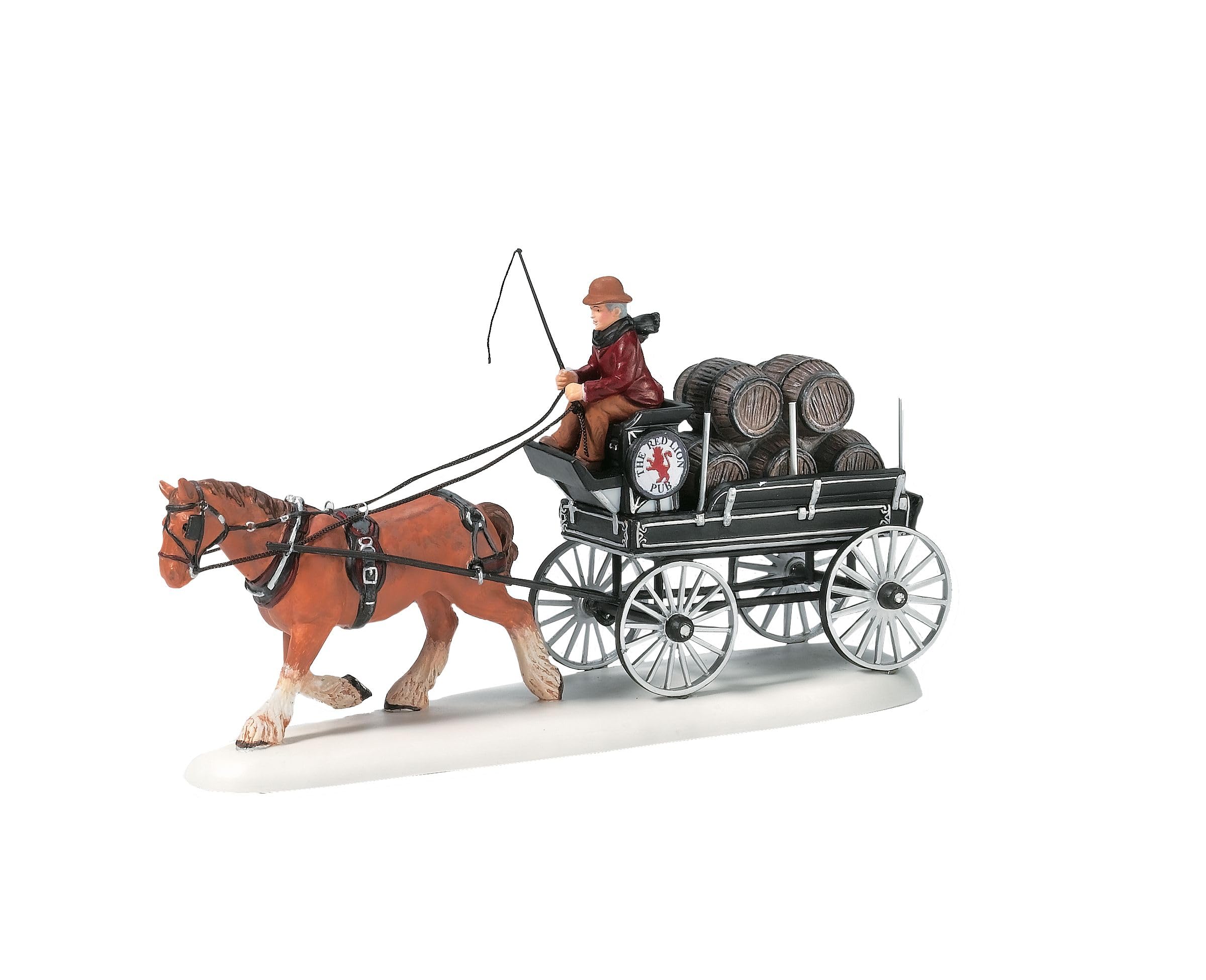 Department56 4.34782608695652 Red Lion Pub Beer Wagon 56.58421
