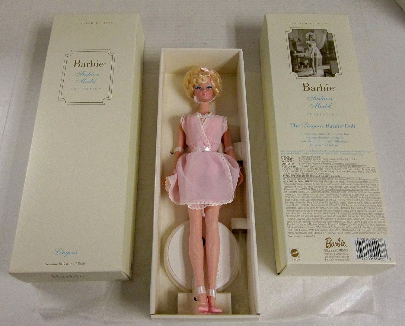 バービー2002 Barbie Collectibles - Fashion Model Silkstone Collection - Lingerie Barbie #4 インポート品