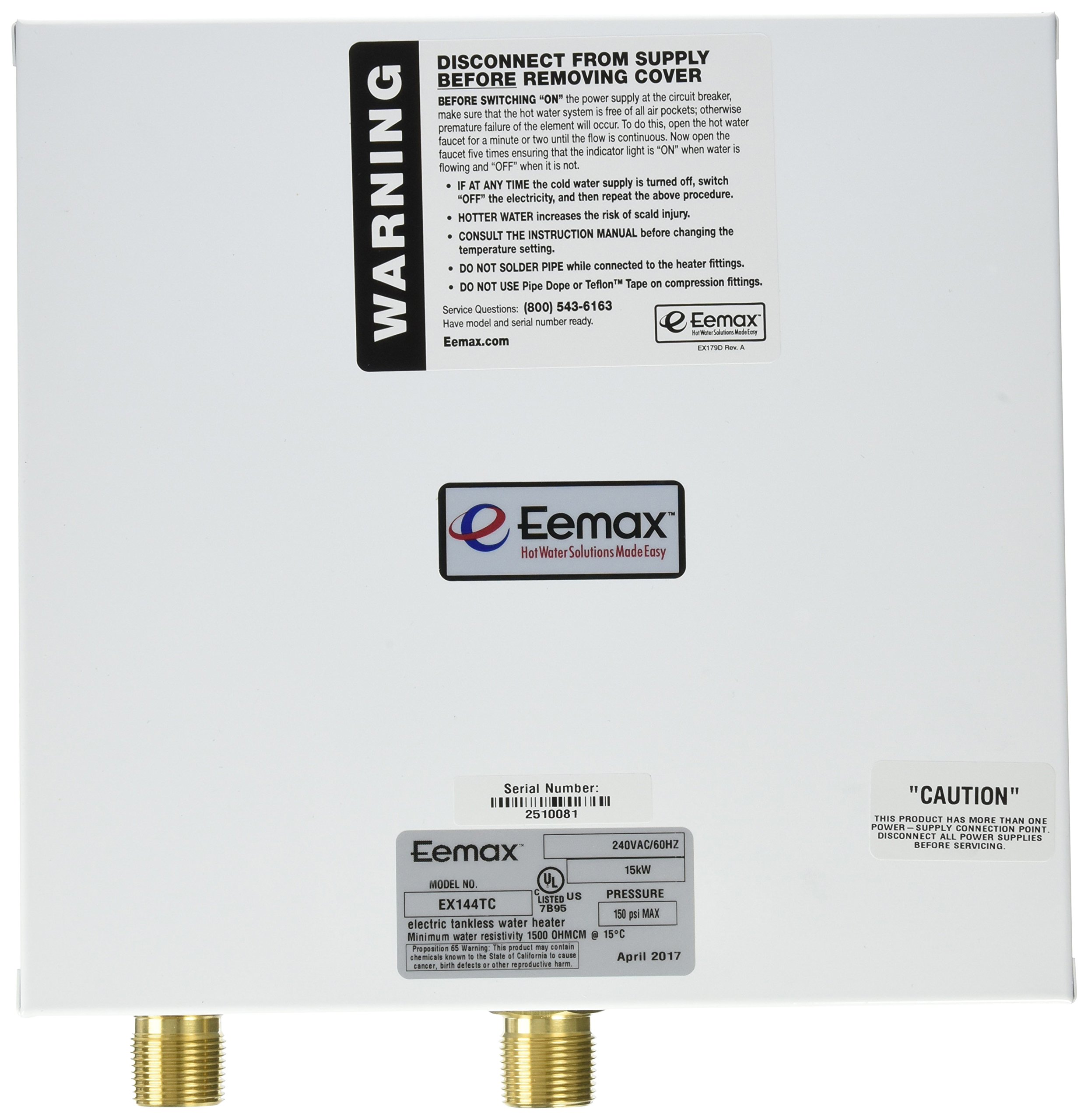 Eemax EX144TC 15KW 240V S2 Electric Tankless Water Heater by Eemax