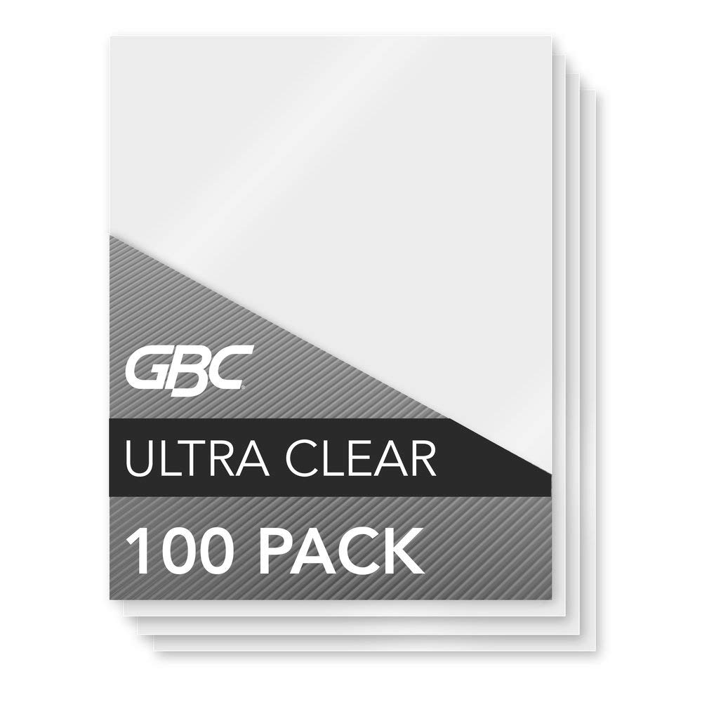 GBC HeatSeal UltraClear Thermal Laminating Pouches  Legal Size  3 粍 Thickness  14.5 x 9 Inches  Clear  100 Pouches per Pack (3745011) by GBC