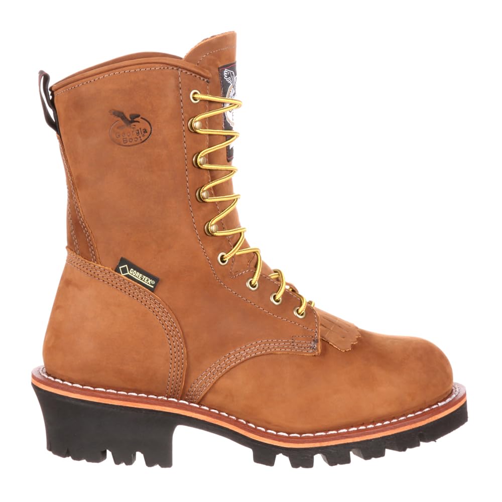 Georgia Boot Steel Toe GORE-TEX 雨合羽 400G 断熱ロガーブーツ  磨り減らすしたサドル。  12