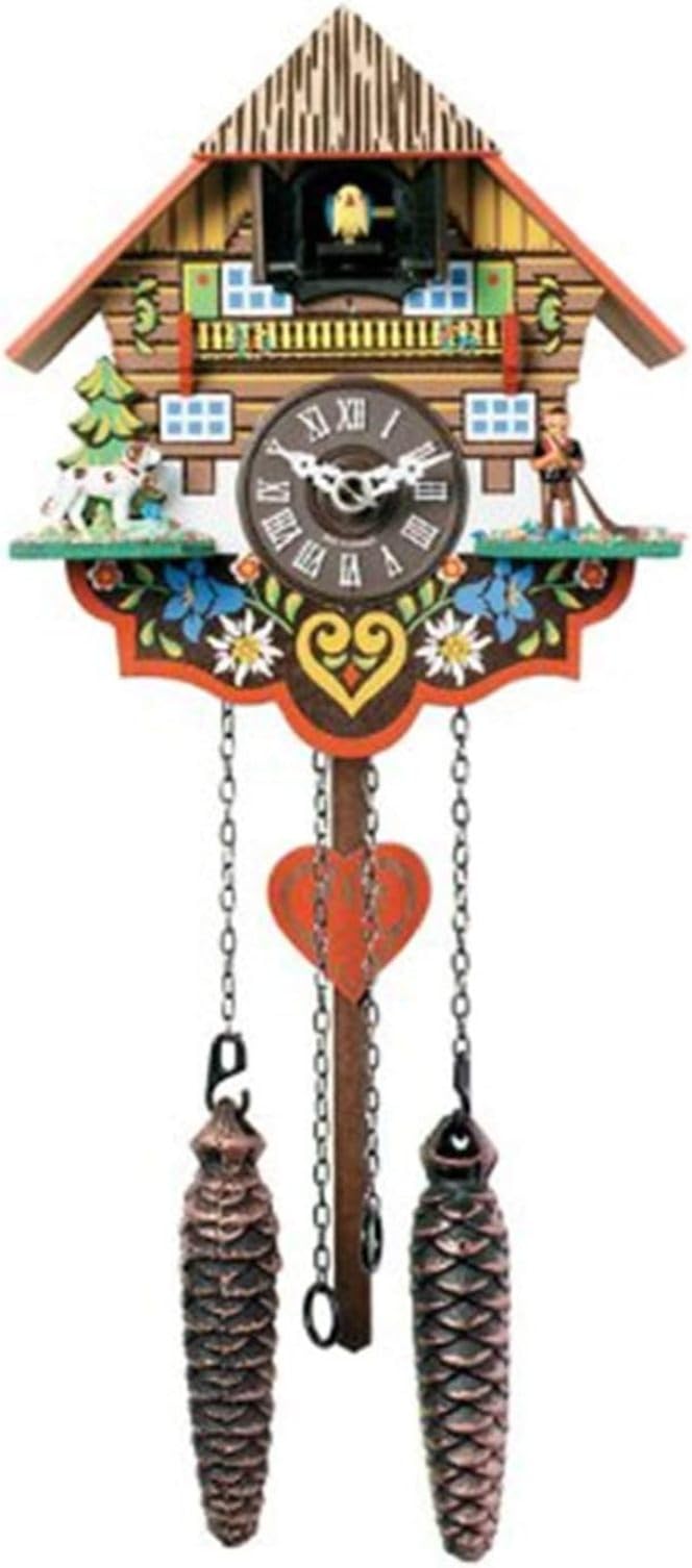 M8-08PQ Musical Multi-Colored Quartz Cuckoo Clock カッコウ時辰儀 River City Clocks社【並行輸入】